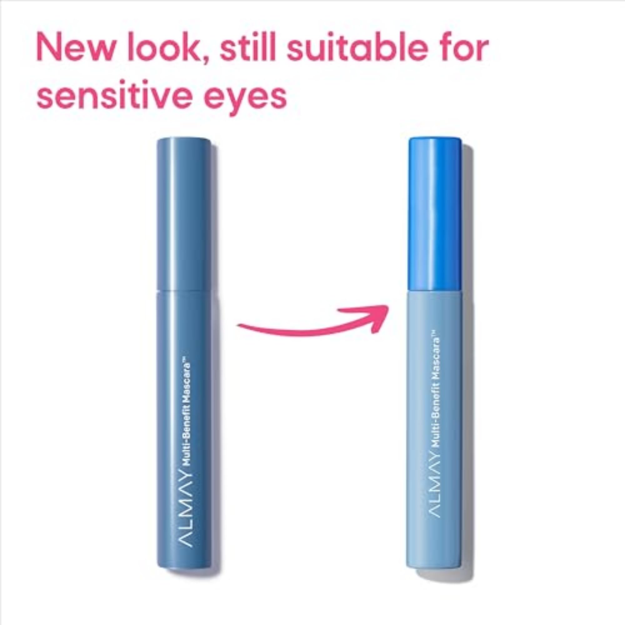 Almay Mascara, Volume, Length, Definition & Conditioning, Multi-Benefit Eye Makeup, Hypoallergenic And Fragrance-Free, 501 Black