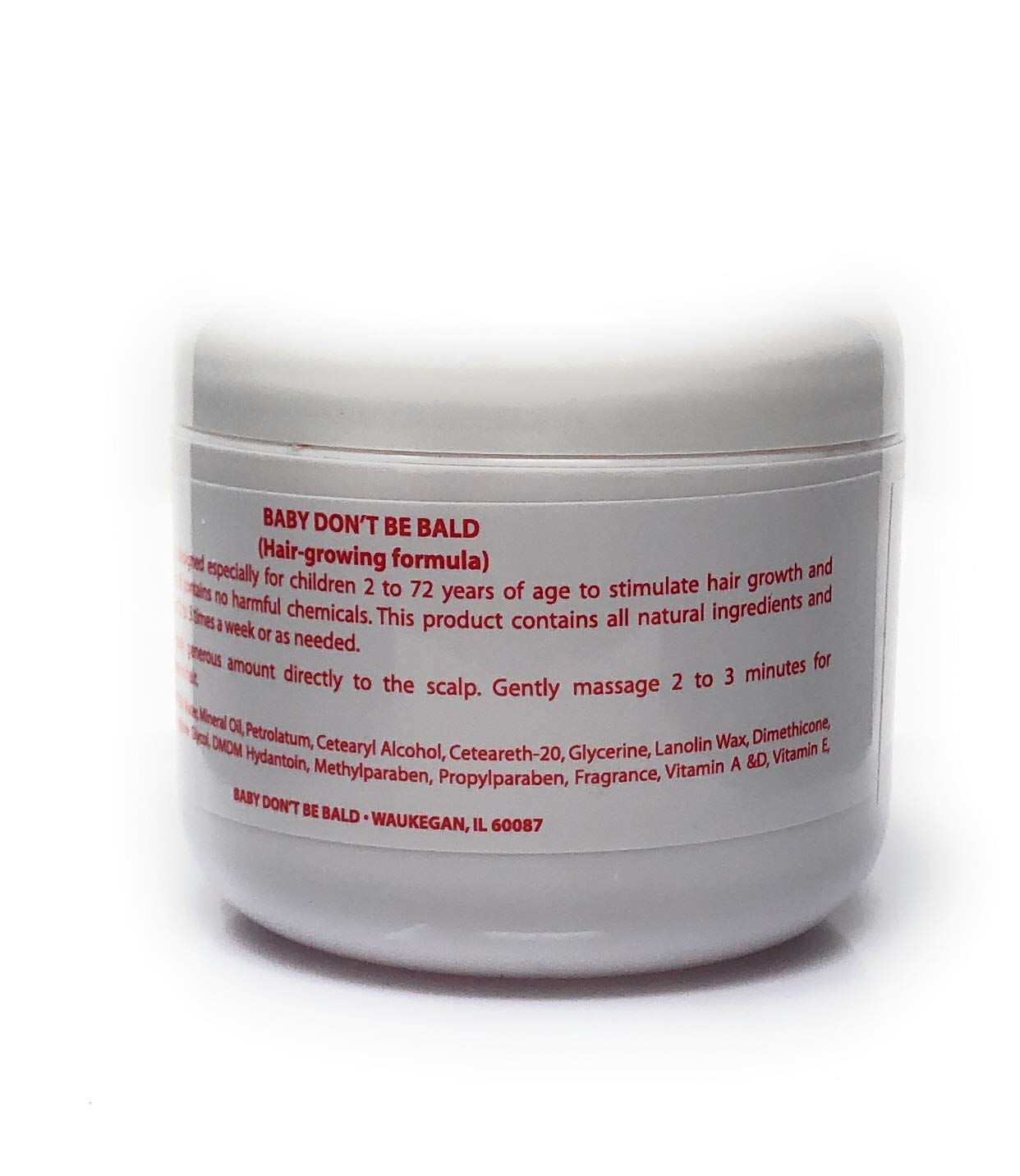 Baby Don't Bald Triple Strength Hair Grow, 4 Oz., Hair Regrowth Treatment, for Thinning Hair