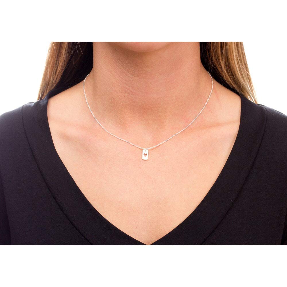 LANG XUAN Friendship Arrow Necklace Good Luck Butterfly Pendant Chain Alloy Necklace with Message Card Gift Card for Women