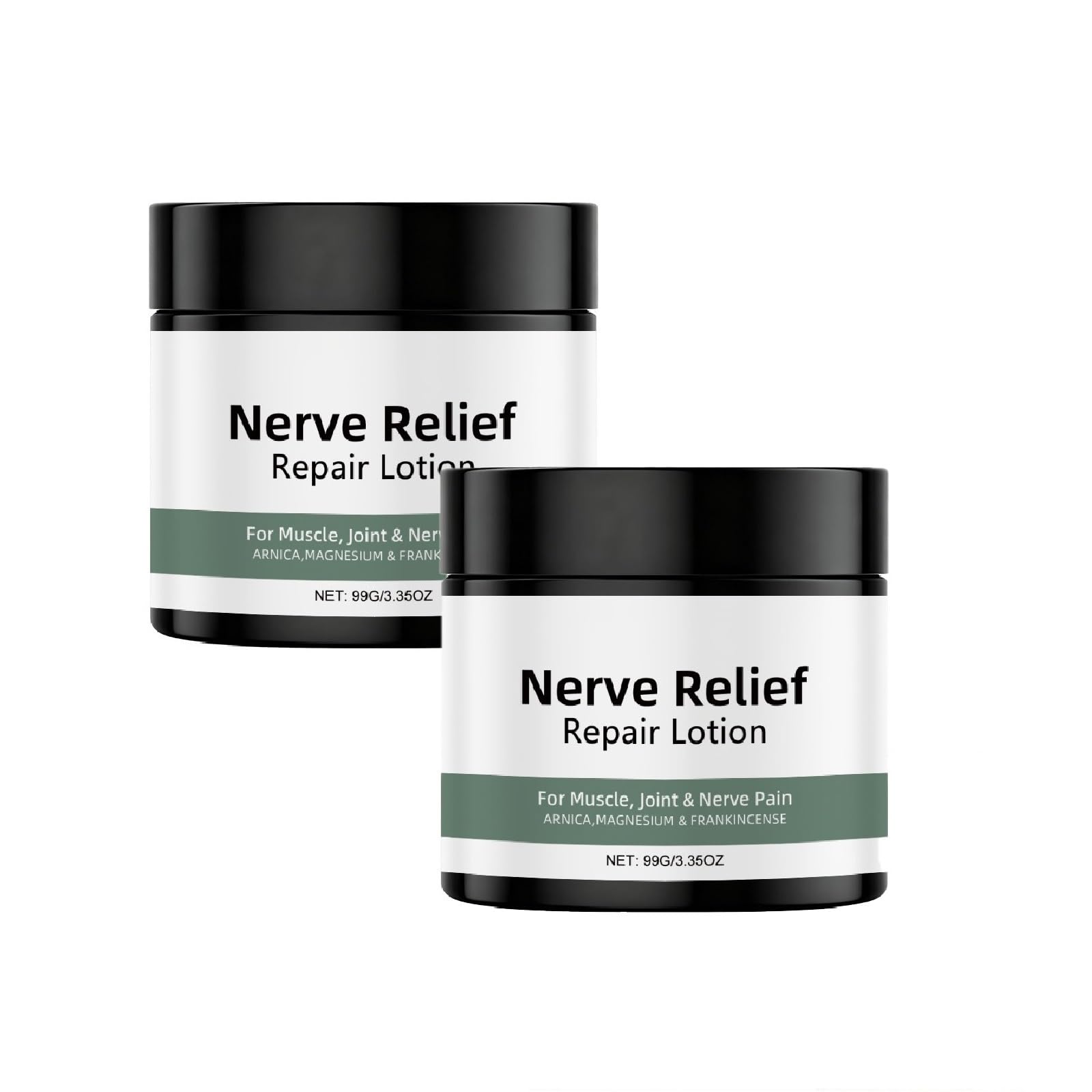 2 Pcs Neuropathy Cream, Nerve Relief Cream FastAbsorbing with Arnica & Magnesium for Feet, Legs, and Hand Soothing Formula.