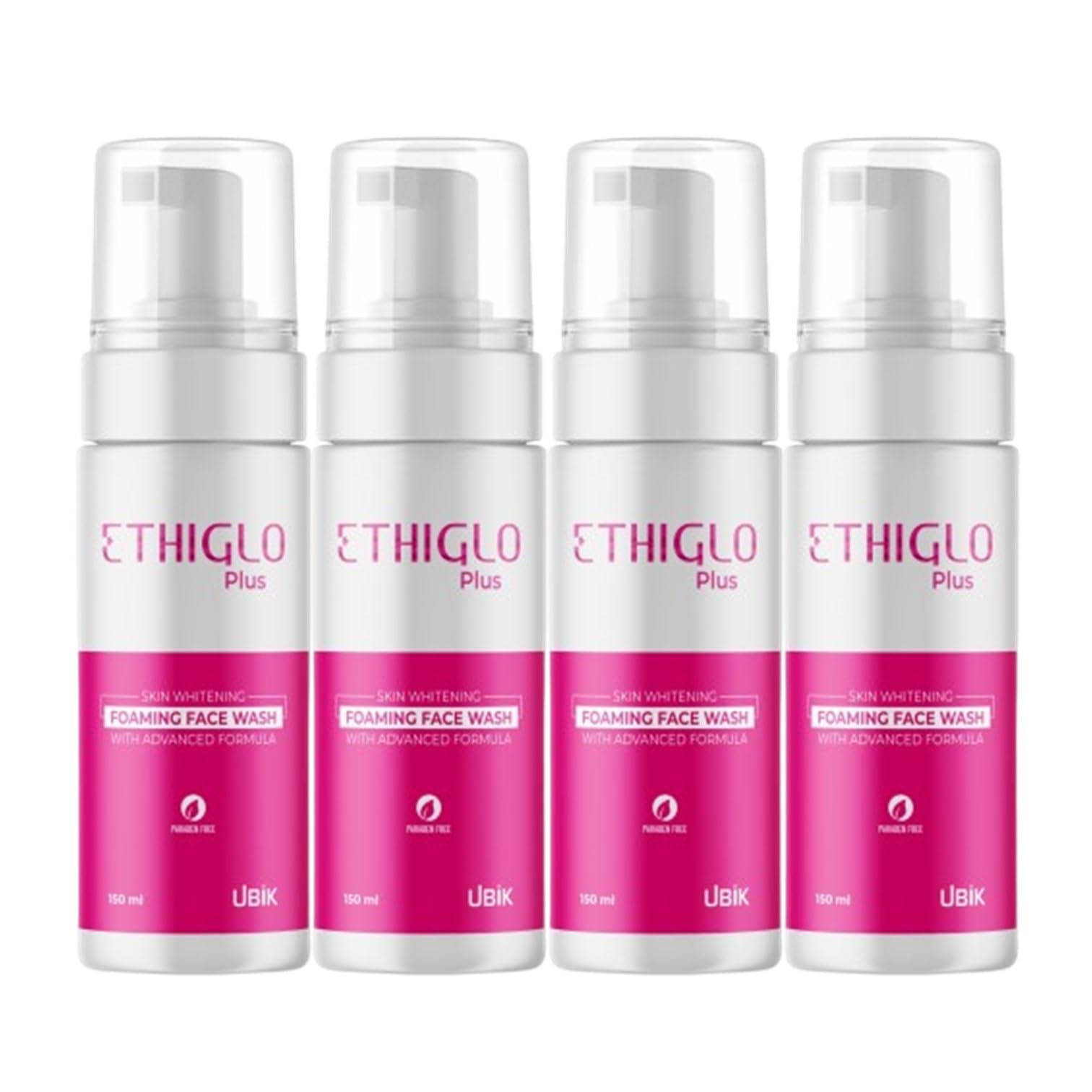 Ethiglo Plus Foaming Face Wash 150Ml : Pack Of 4