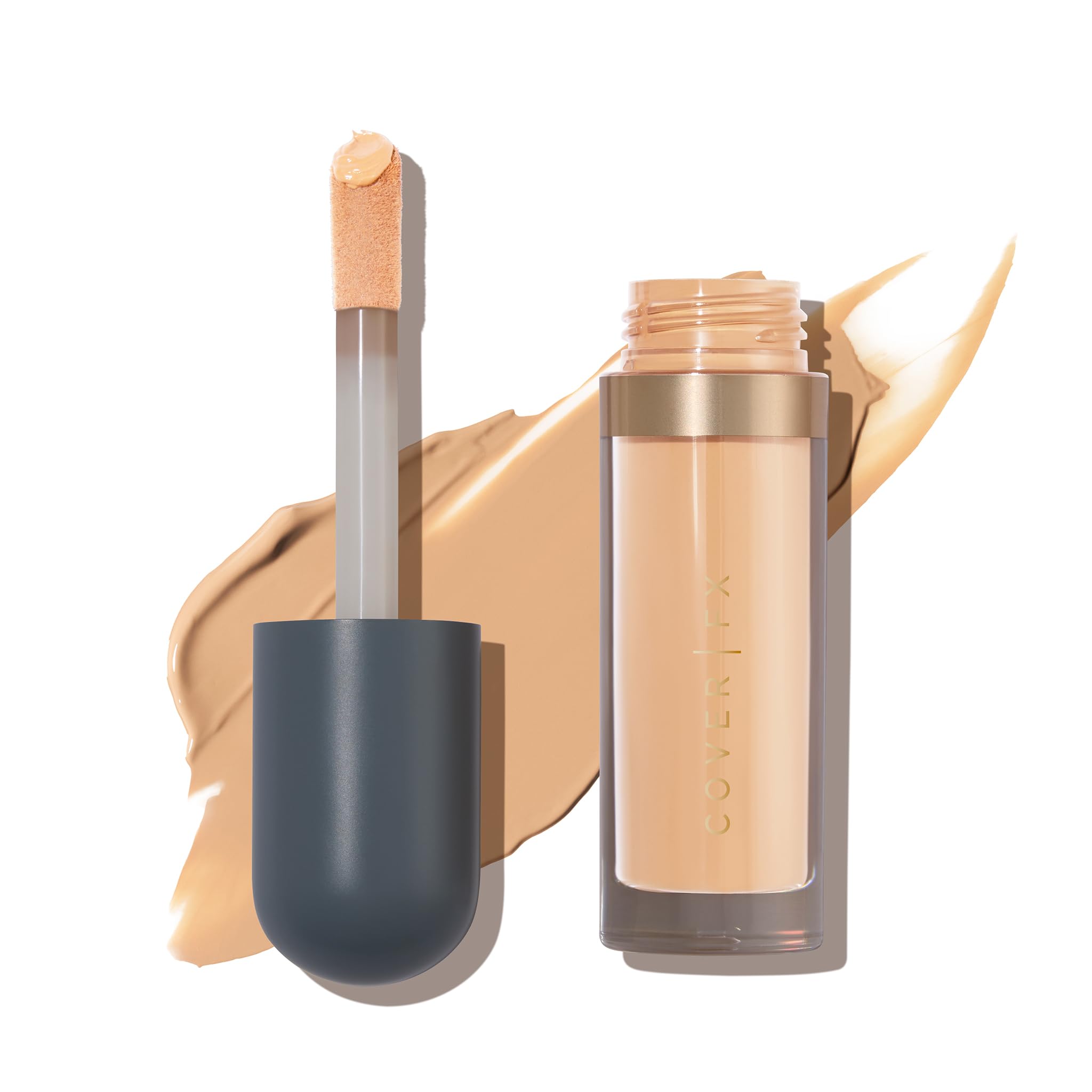 COVER FX Skin Discovered Longwear Full Coverage Concealer | Buildable Crease-Resistant High Coverage Formula Conceals, Corrects,
