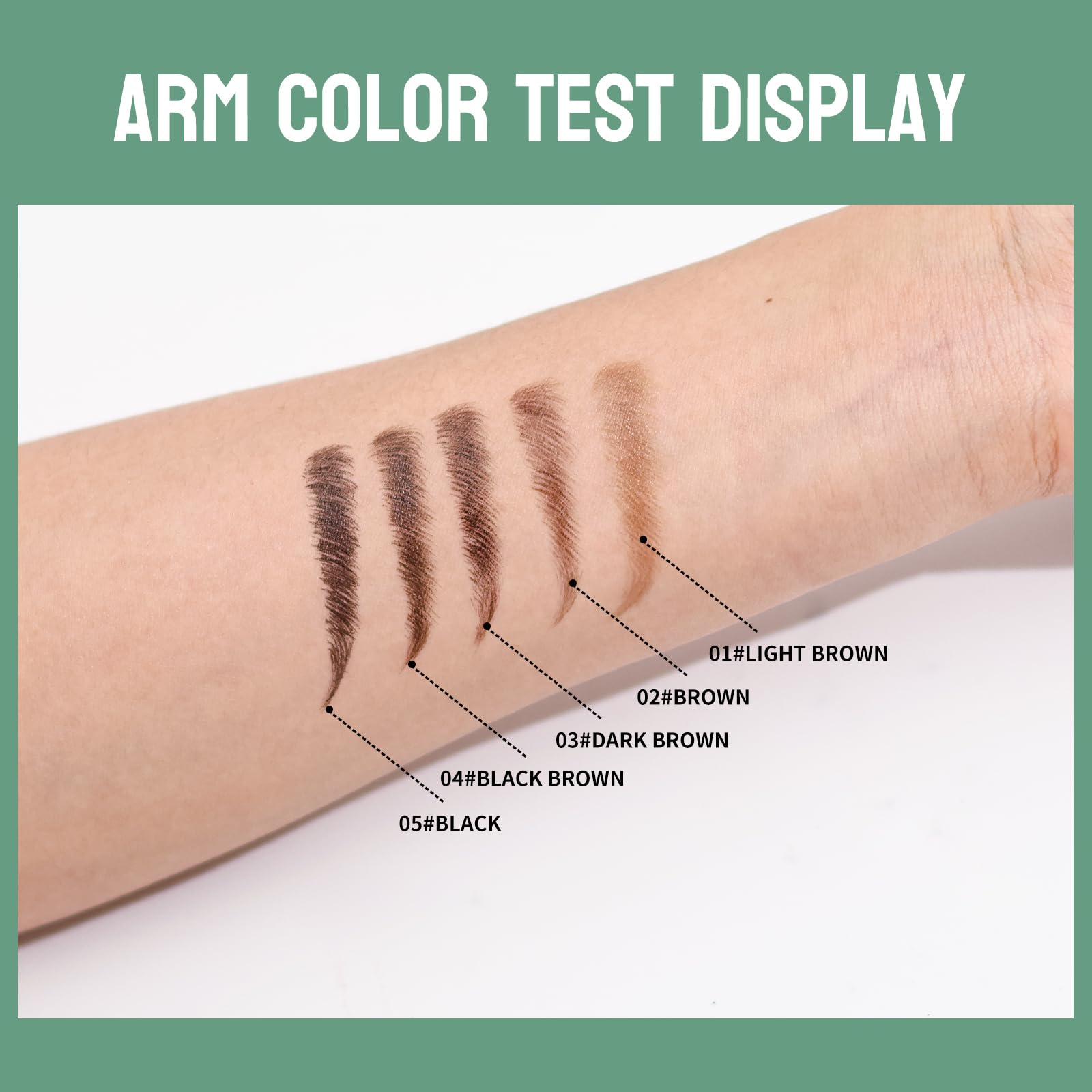 Microblading Eyebrow Pen, 4 Tip Precise Microblade Eyebrow Pencil That Looks Like Hair, Waterproof Natural Eye Brow Pencils for
