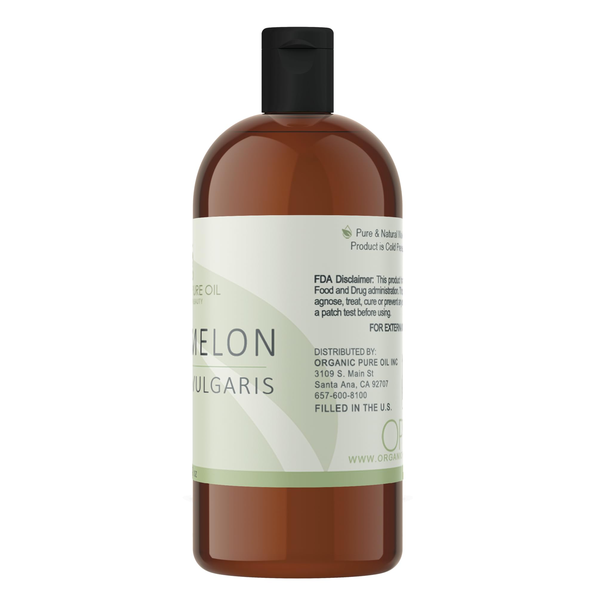 Watermelon Seed Oil - 32 Oz - 100% Pure, Unrefined, All Natural, Non Gmo, Bulk, Organically Sourced, Vegan, Carrier Oil For Face