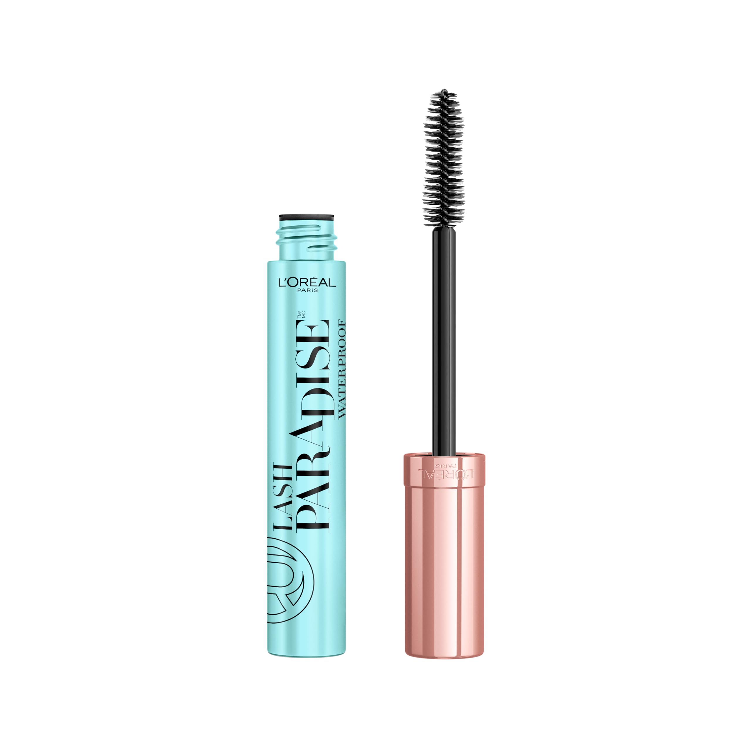 Loral Paris Makeup Lash Paradise Waterproof Mascara, Voluptuous Volume, Intense Length, Feathery Soft Full Lashes, No Smudging,