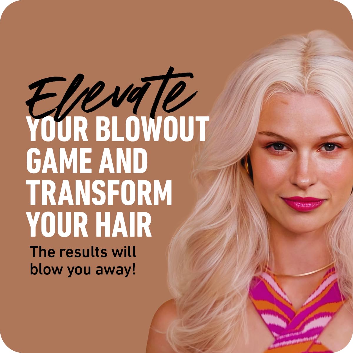 Boldify Full Body Volumizing Hair Spray - Mega-Volume - Blowout Heat Protection Spray with Thickening and Blow Dry Formula for F