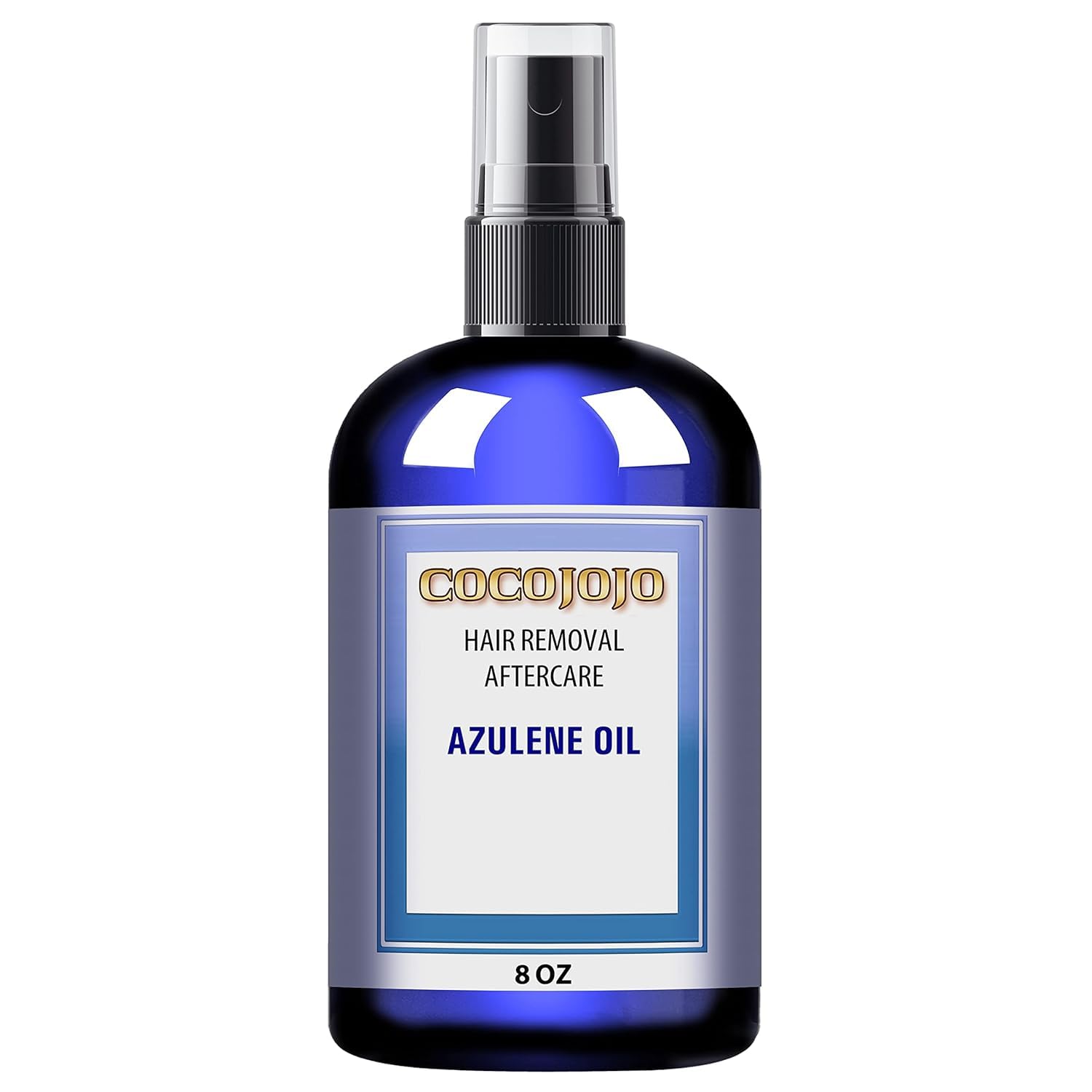 cocojojo Azulene Oil for Decreasing Hair Thickness, Delaying Hair Regrowth, and Soothing Skin After Hair Removal - 100% Natural 