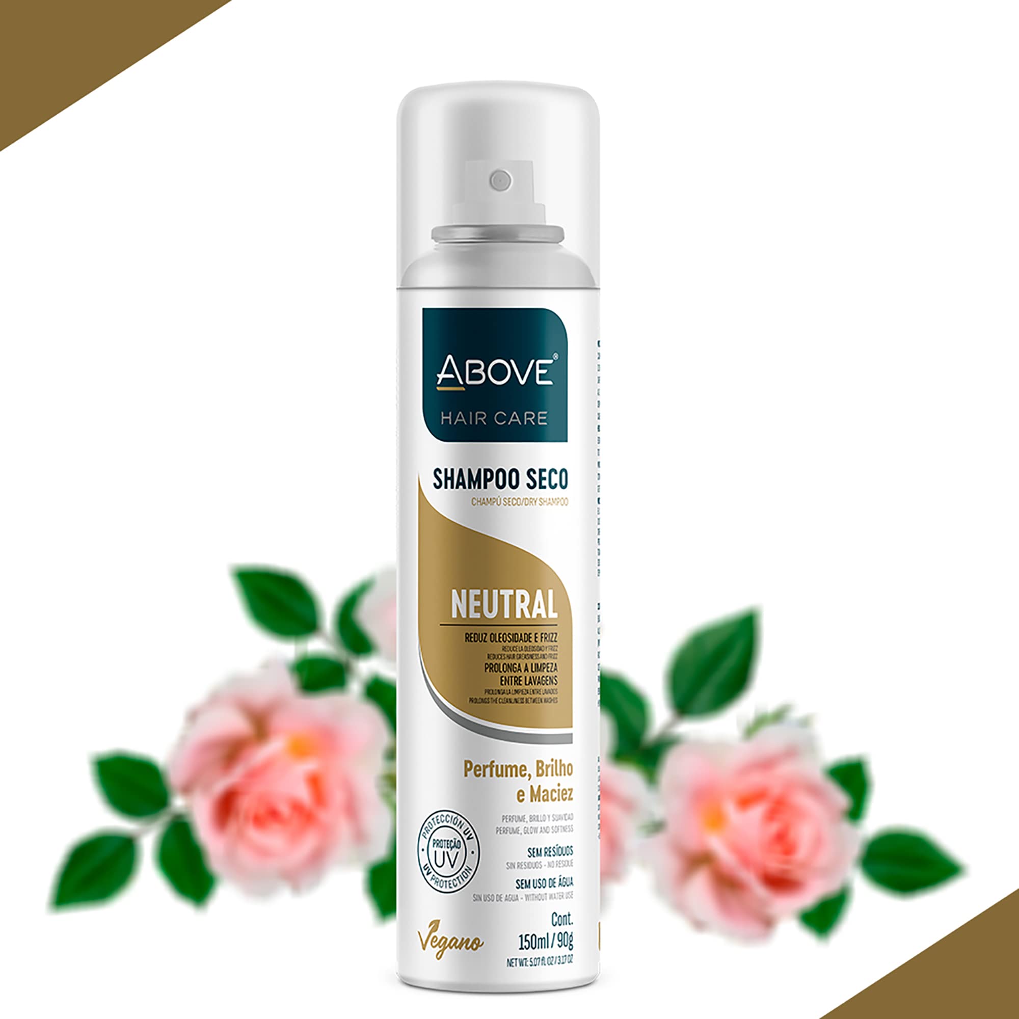 Above Neutral - Dry Shampoo - Absorbs Excess Oil Between Washes - Gives Softness And Shine To Your Strands - Does Not Leave Resi
