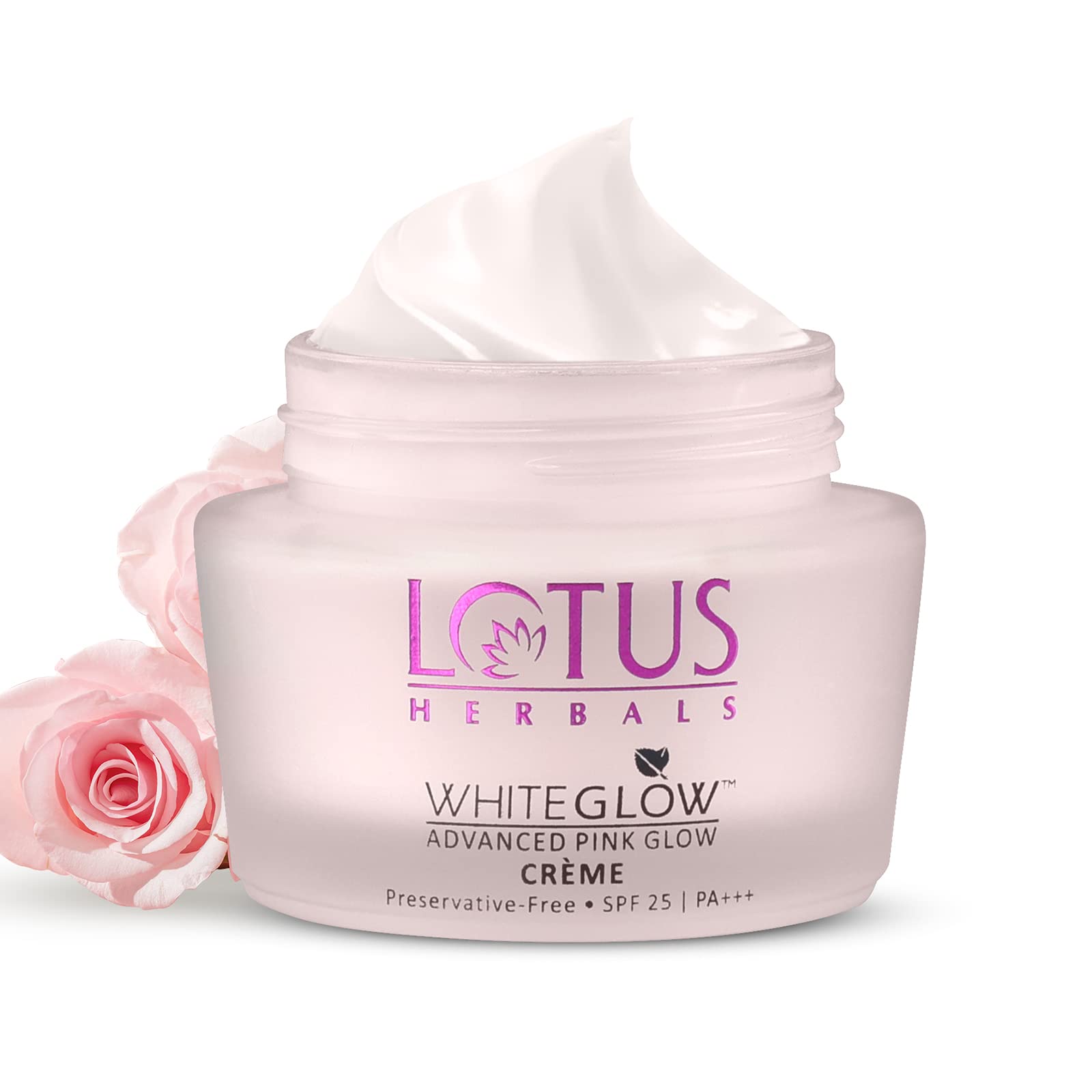 Lotus Herbals Whiteglow Advanced Pink Glow Brightening Cream | Spf 25 | Pa+++ | For Dark Spots | Anti-Pollution | For All Skin T