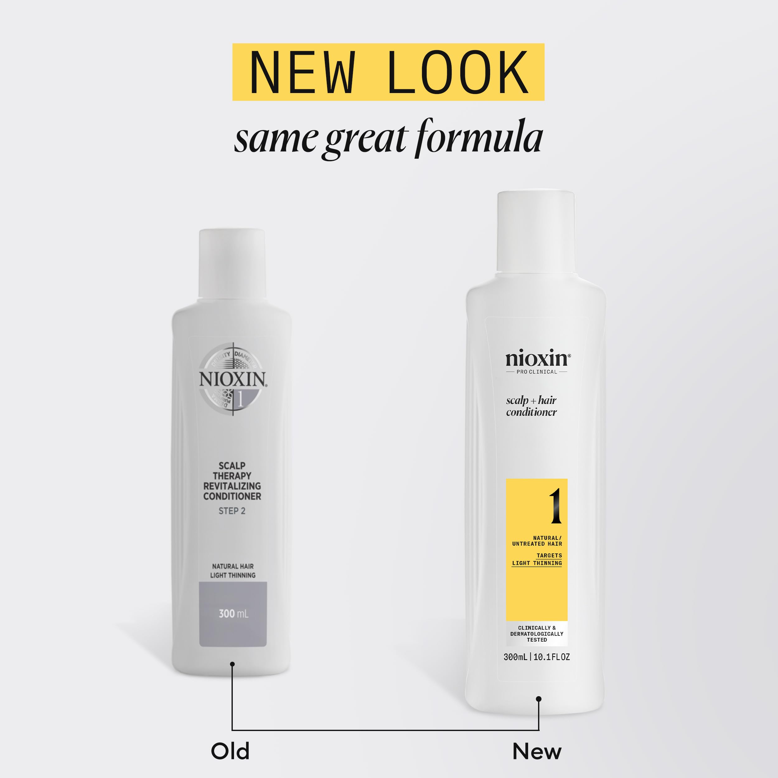 Nioxin Scalp + Hair Thickening System 1 Conditioner, For Natural Hair with Light Thinning, 10.1 fl oz (Packaging May Vary)