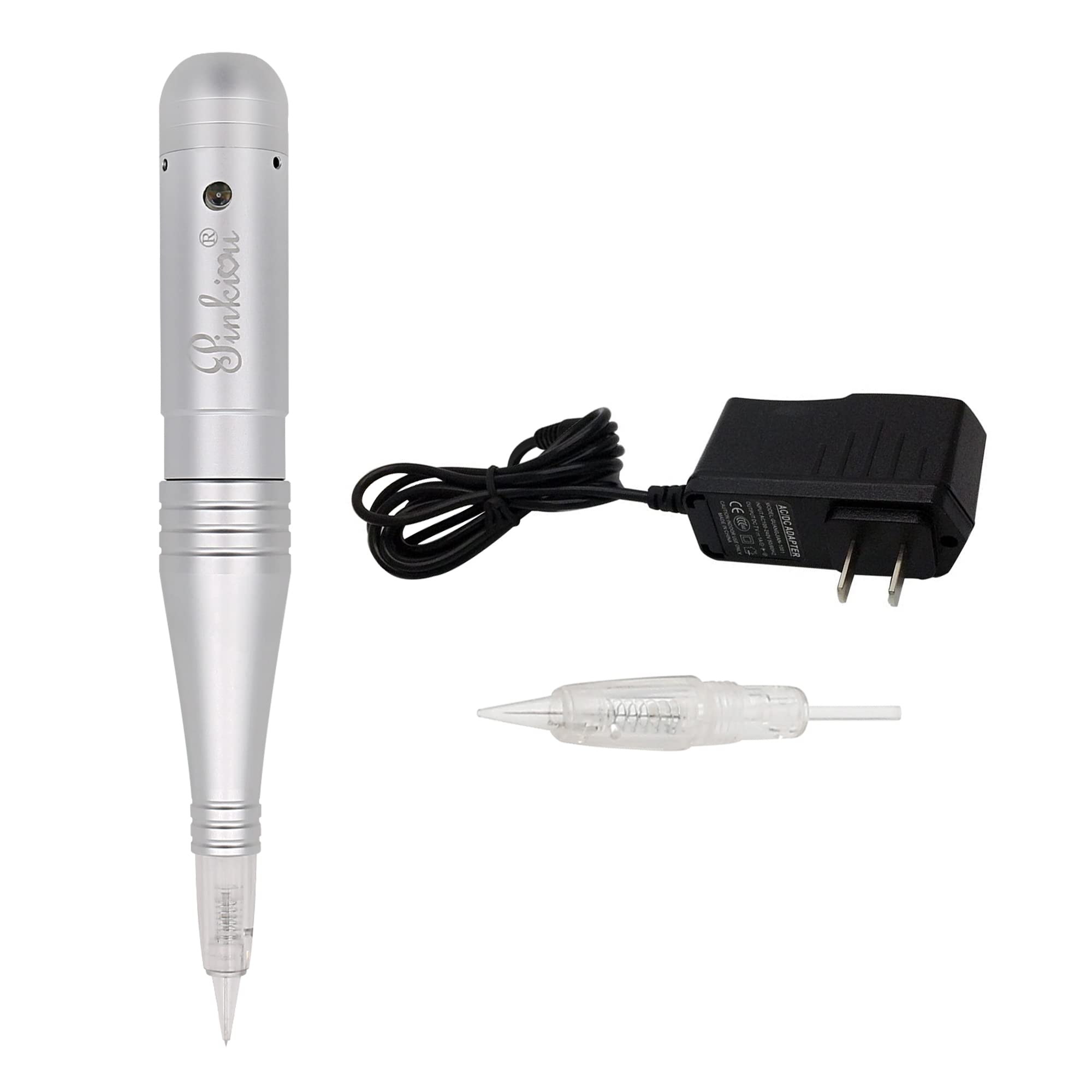 Pinkiou Stroked Eyebrow Tattoo Machine Professional Microblading Pen Machine For EyeBrow Eyeline Lip Brow Lamination (machine, M