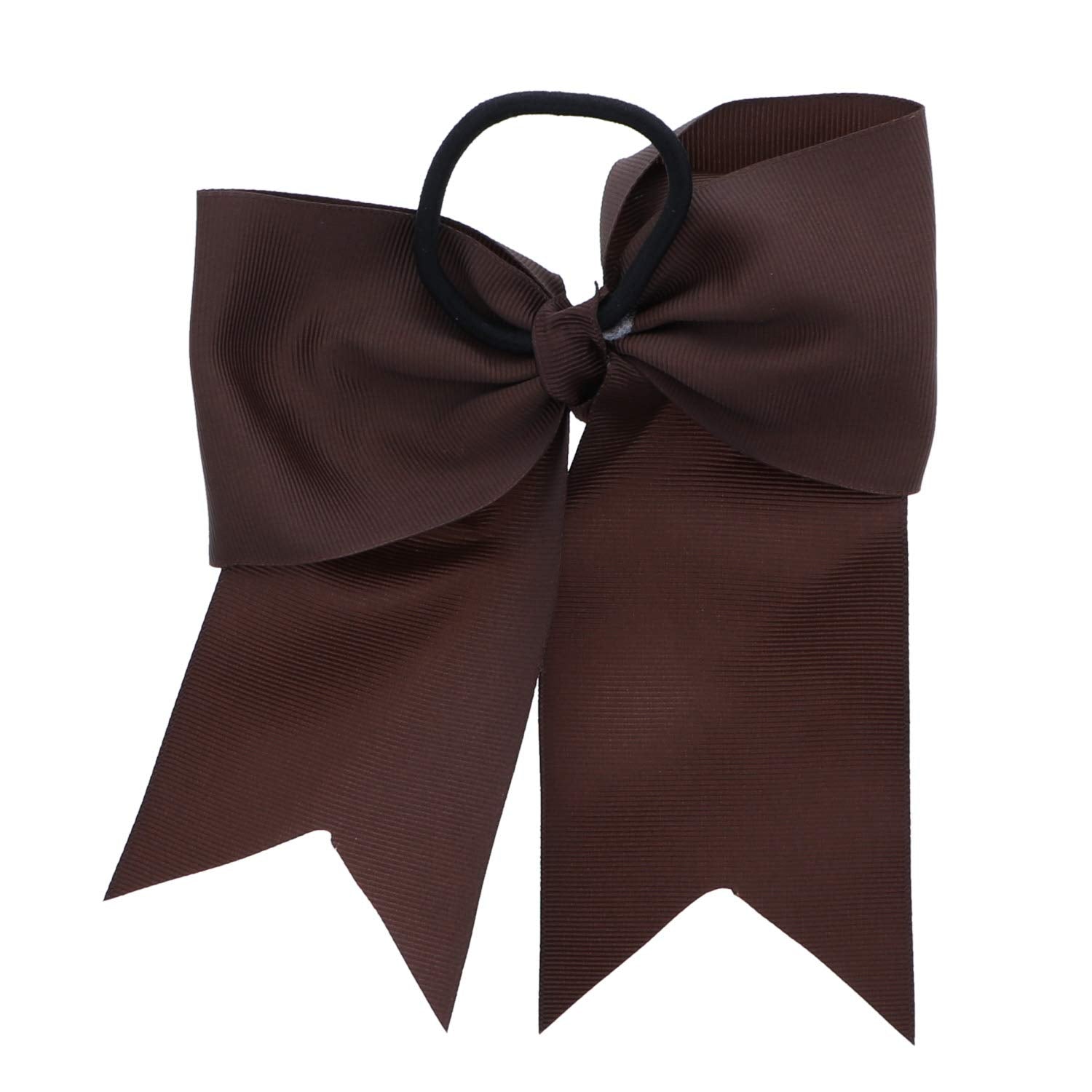 Brown Jumbo Bow Pony with Tails