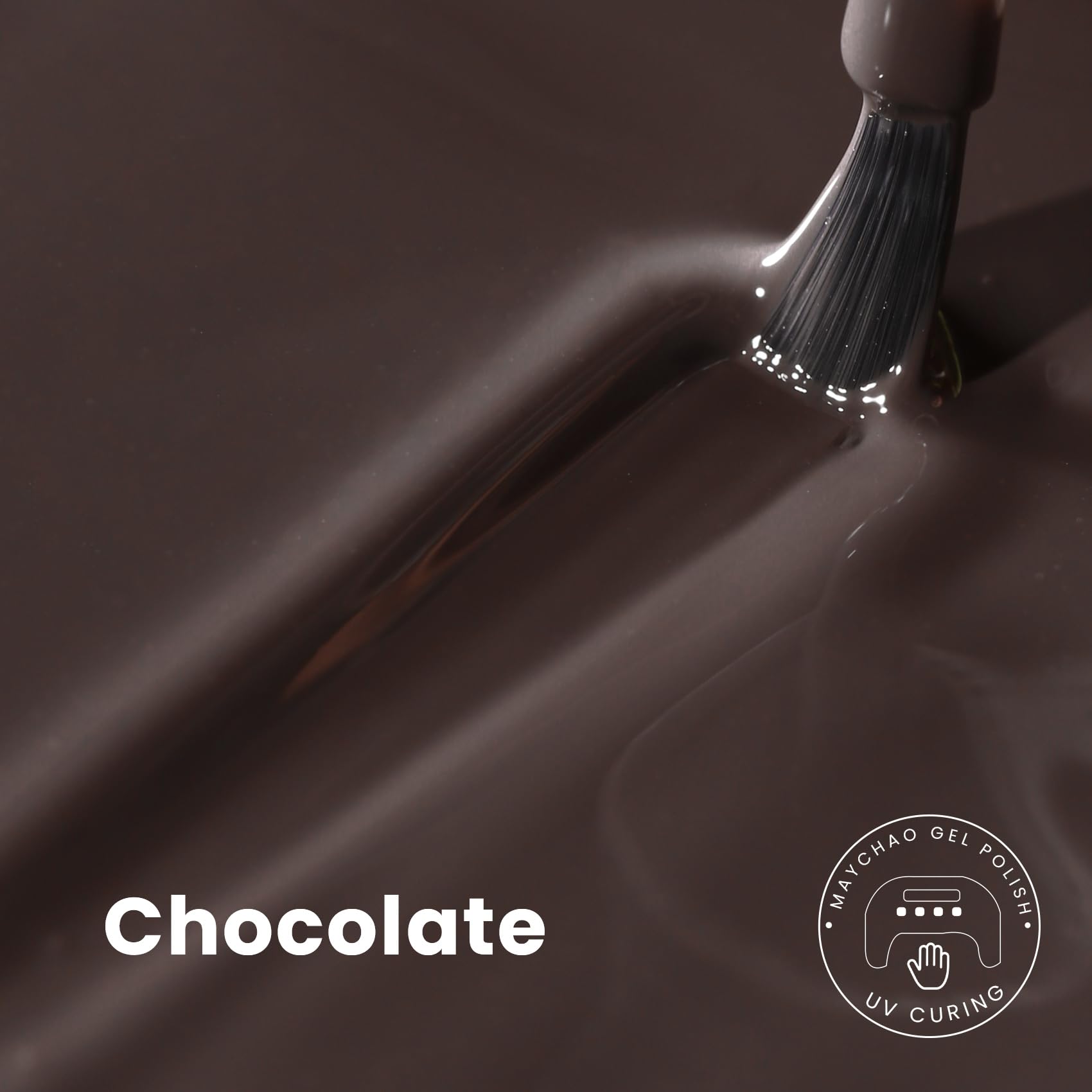 Maychao 15Ml Gel Nail Polish 1Pc Chocolate Gel Polish Soak Off Uv Led Nail Polish Nail Art Starter Manicure Salon Diy At Home, 0