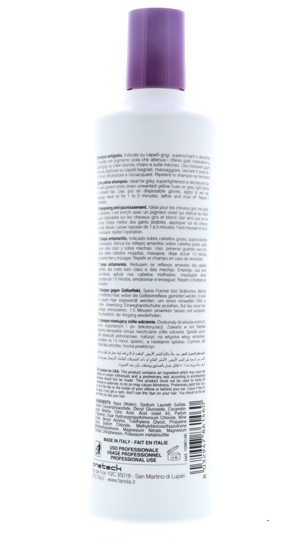 Fanola No Yellow Shampoo, 350 ml  ?? Exclusive
