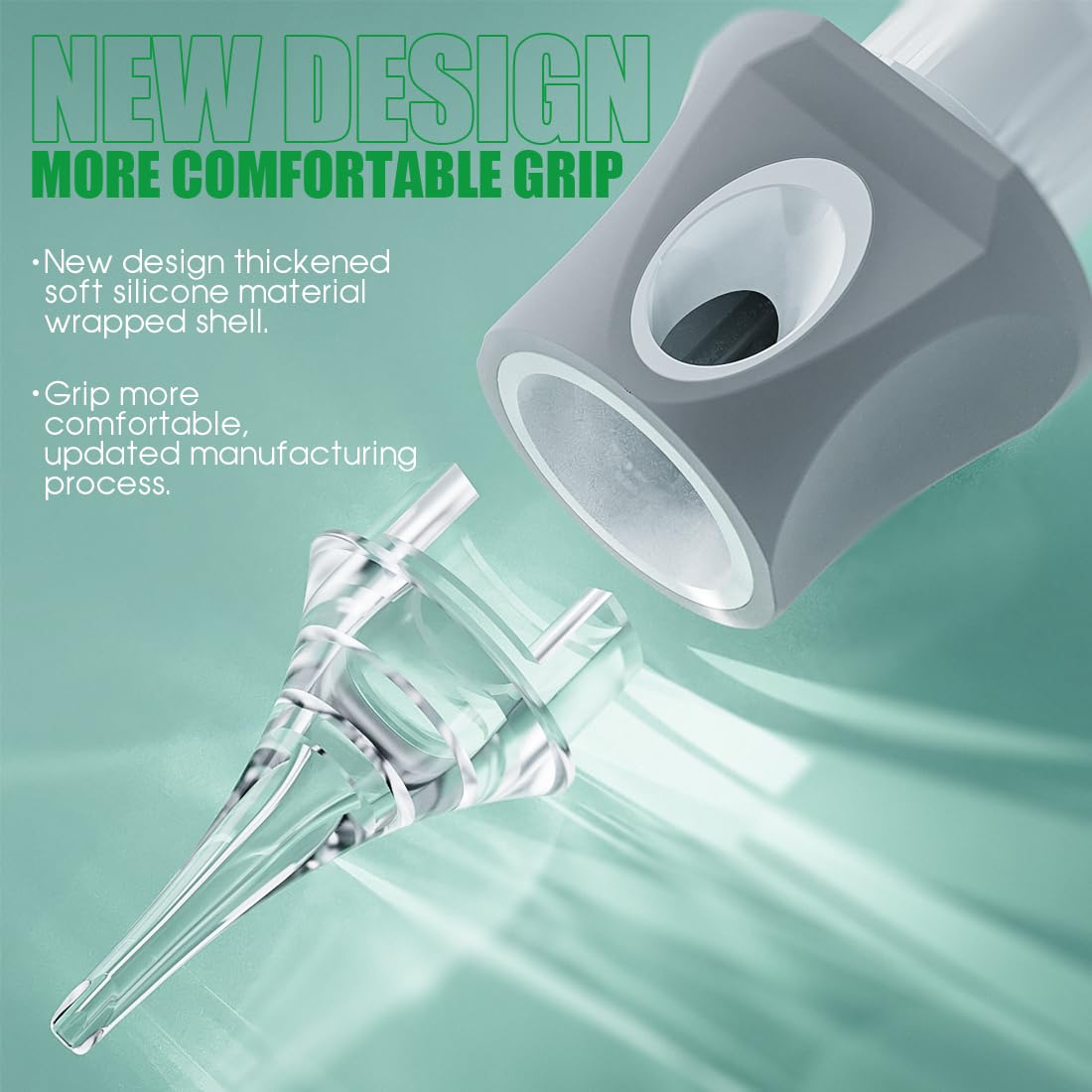 Dragonhawk Glide Extra Smooth Tattoo Needles Cartridges, 50 Count, Designed For A Close, Smooth Hit (1009Rl)
