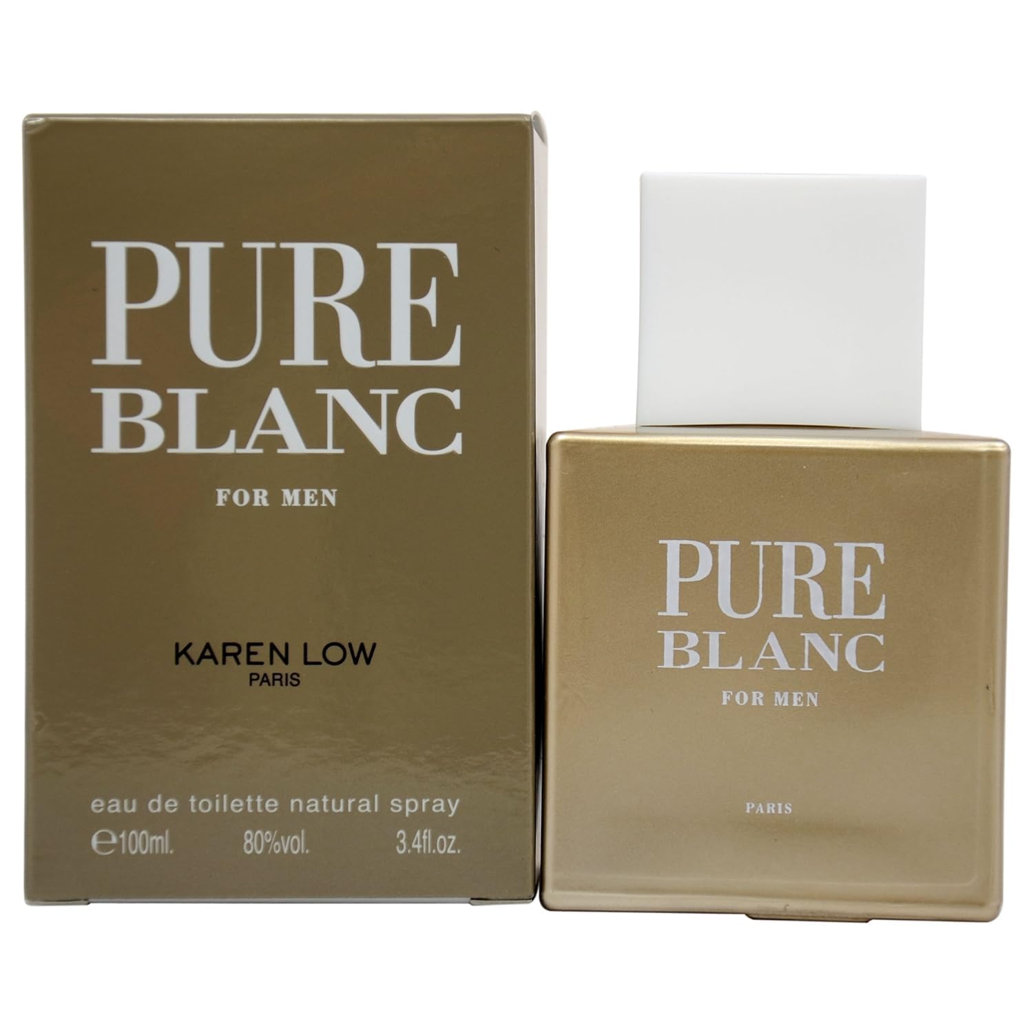 Pure Blanc By Karen Low, 3.4 Oz Eau De Toilette Spray For Men