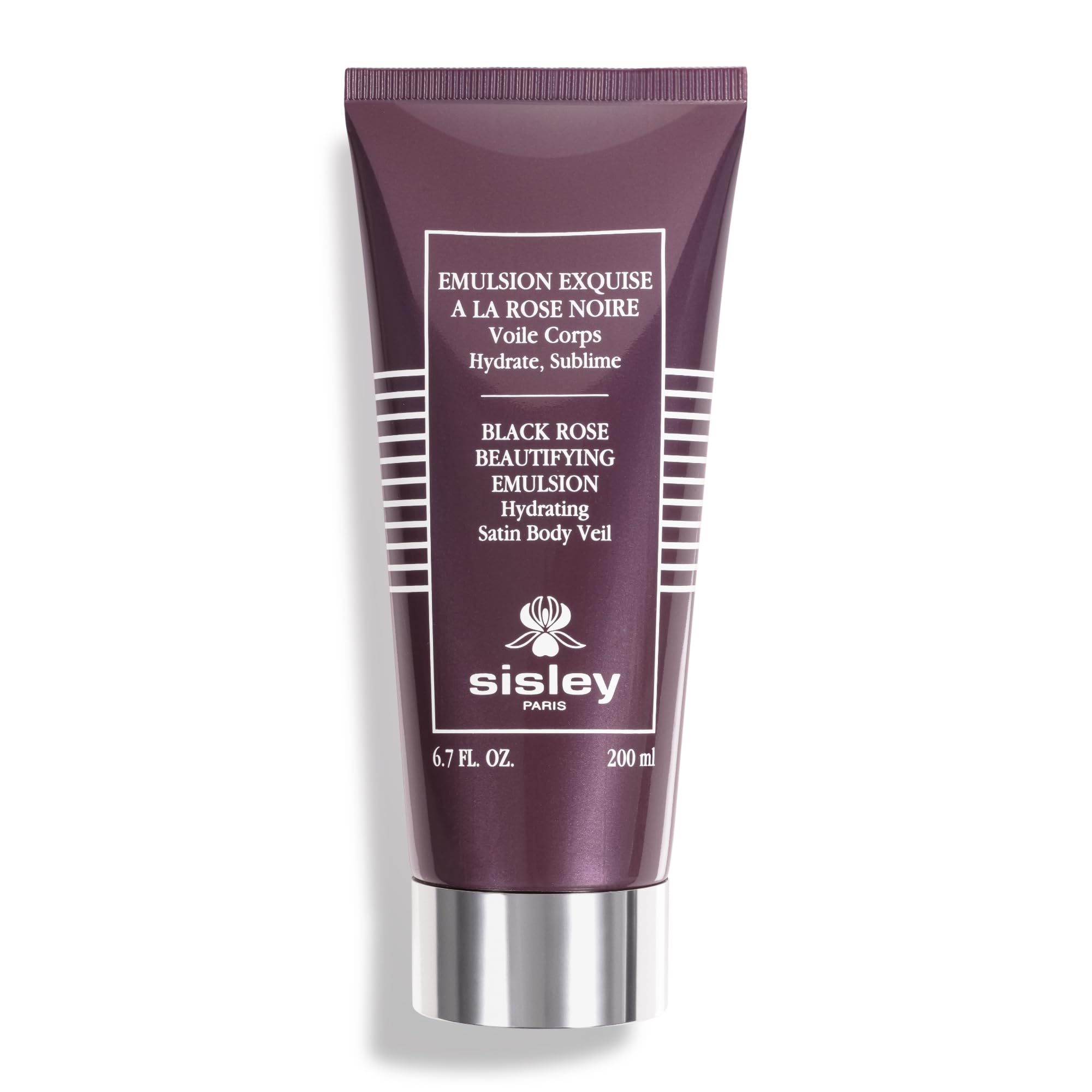 Sisley Paris Black Rose Beautifying Emulsion - 200 mL - Ultra-Hydrating & Beautifying Body Care Moisturizer - All Skin Types - N