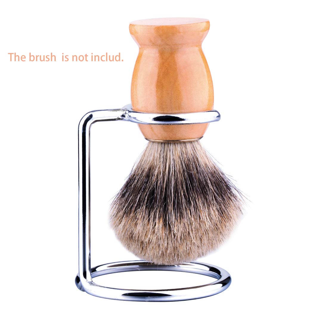 Grandslam Shave Brush Stand Stainless Steel For Badger Shaving Brushes Holder Height 2.8Inch/7Cm Space Saver
