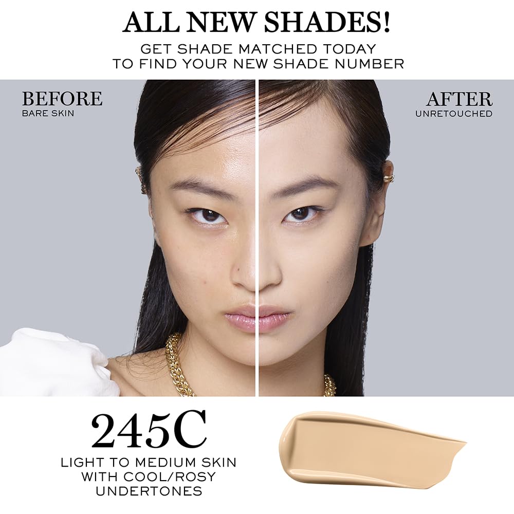 Lancme Teint Idole Ultra Wear Buildable Full Coverage Foundation - Longwear & Waterproof - Natural Matte Finish - 245C (Light To