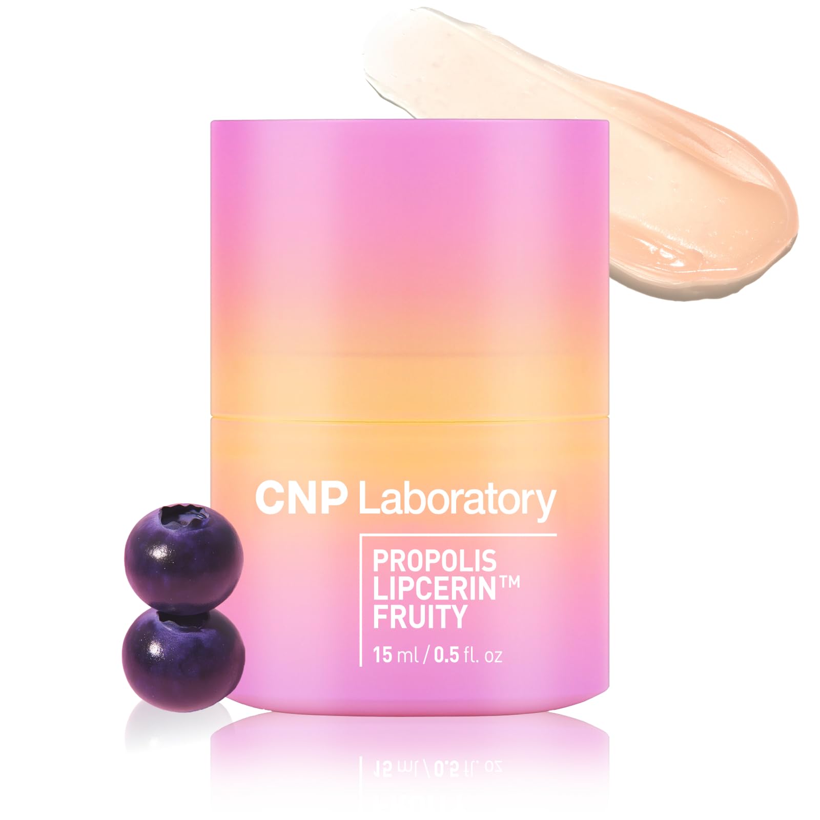 Cnp Honey Lip Butter Fruity (0.5 Fl.Oz) - Propolis Lipcerin Berry, Hydrating Overnight Manuka Lip Plumper & Balm, 12Hrs Long-Las