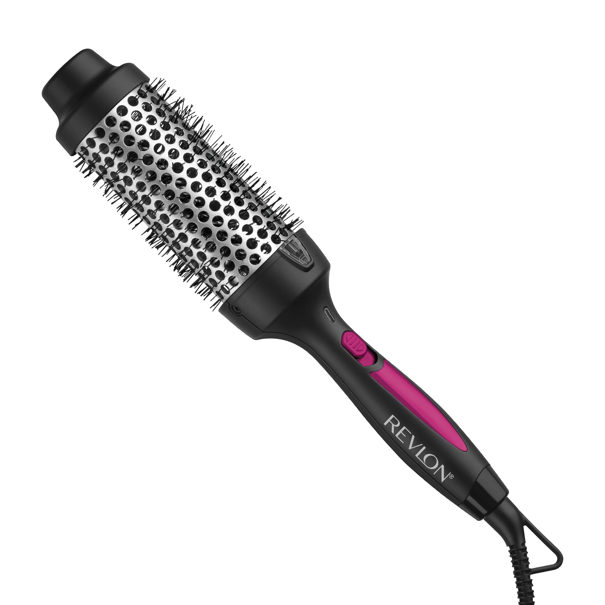REVLON Perfect Match Hot Styler Reduces Frizz & Boosts Shine | Hot Brush Creates Curls, Builds Body, and Boosts Volume | Gently 