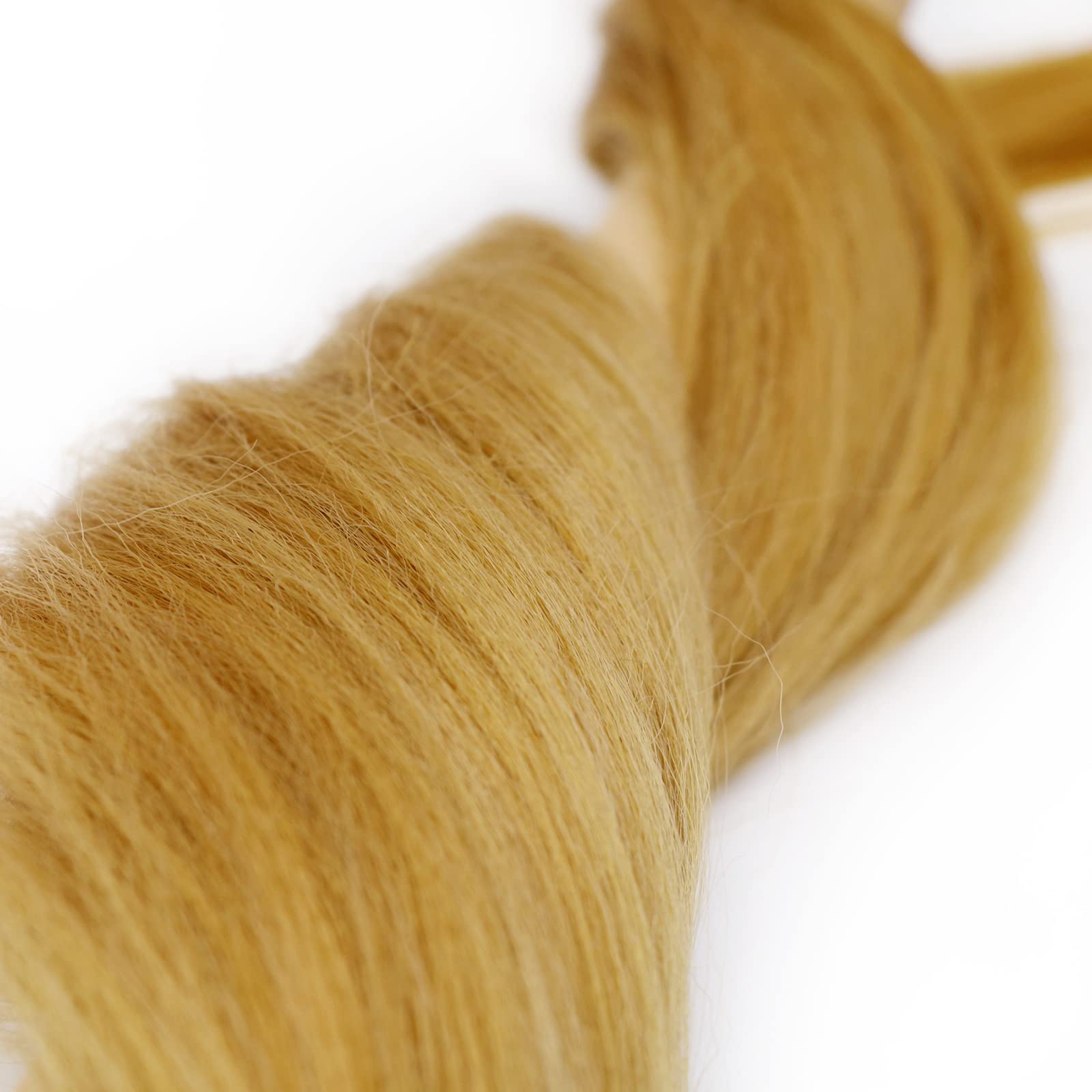 Iximii 27# Pre Stretched Braiding Hair 20 Inch 3 Packs Pre-Stretched Kanekalon Hair Honey Blonde Color Straight Crochet Braids S
