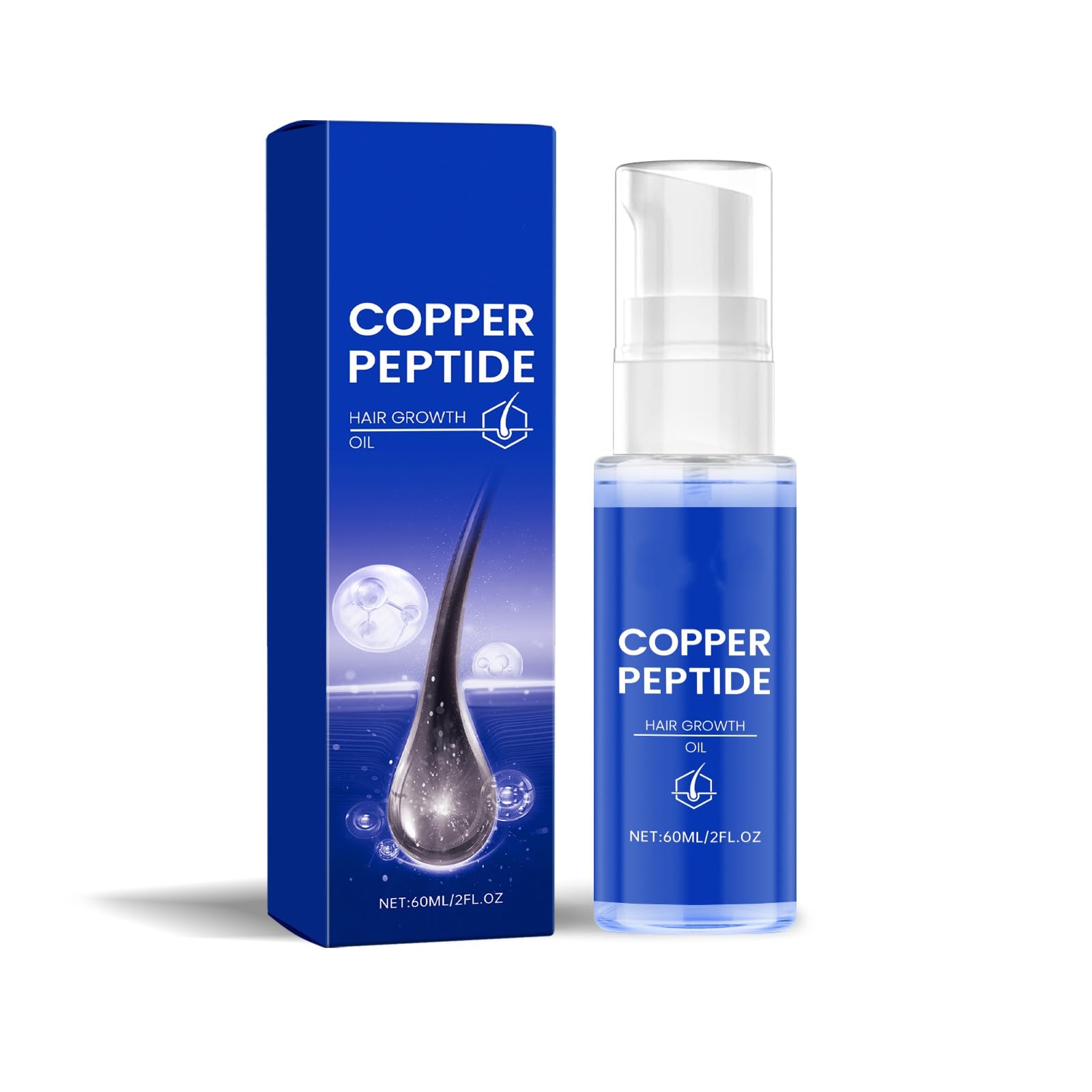 Copper Peptide Hair Growth Oil, 60 ml