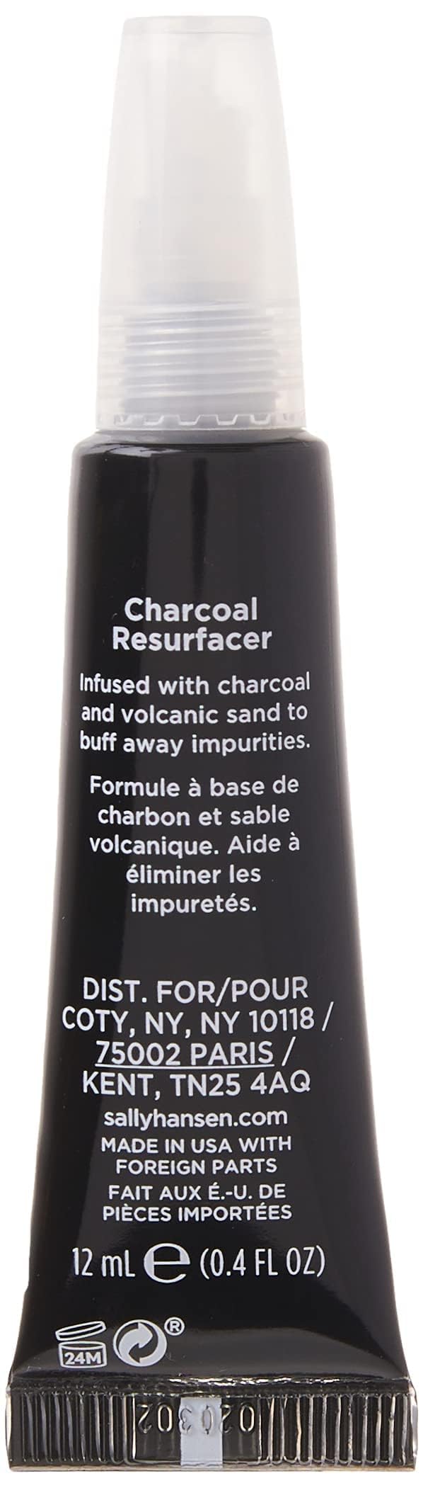 Sally Hansen Nail Rehab Charcoal Resurfacer - 46245 Exfoliator Women 0.4 Oz