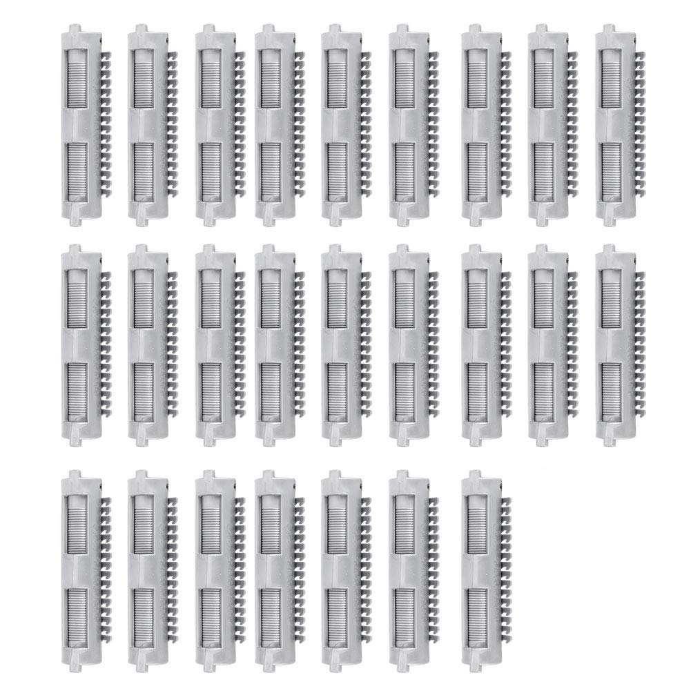 Tiny perm rods for short hair,Hair Perm Rods, Hair Curling Roller, 25pcs Hair Perm Rods Rollers Clips Curler Clamp, Hair Styling