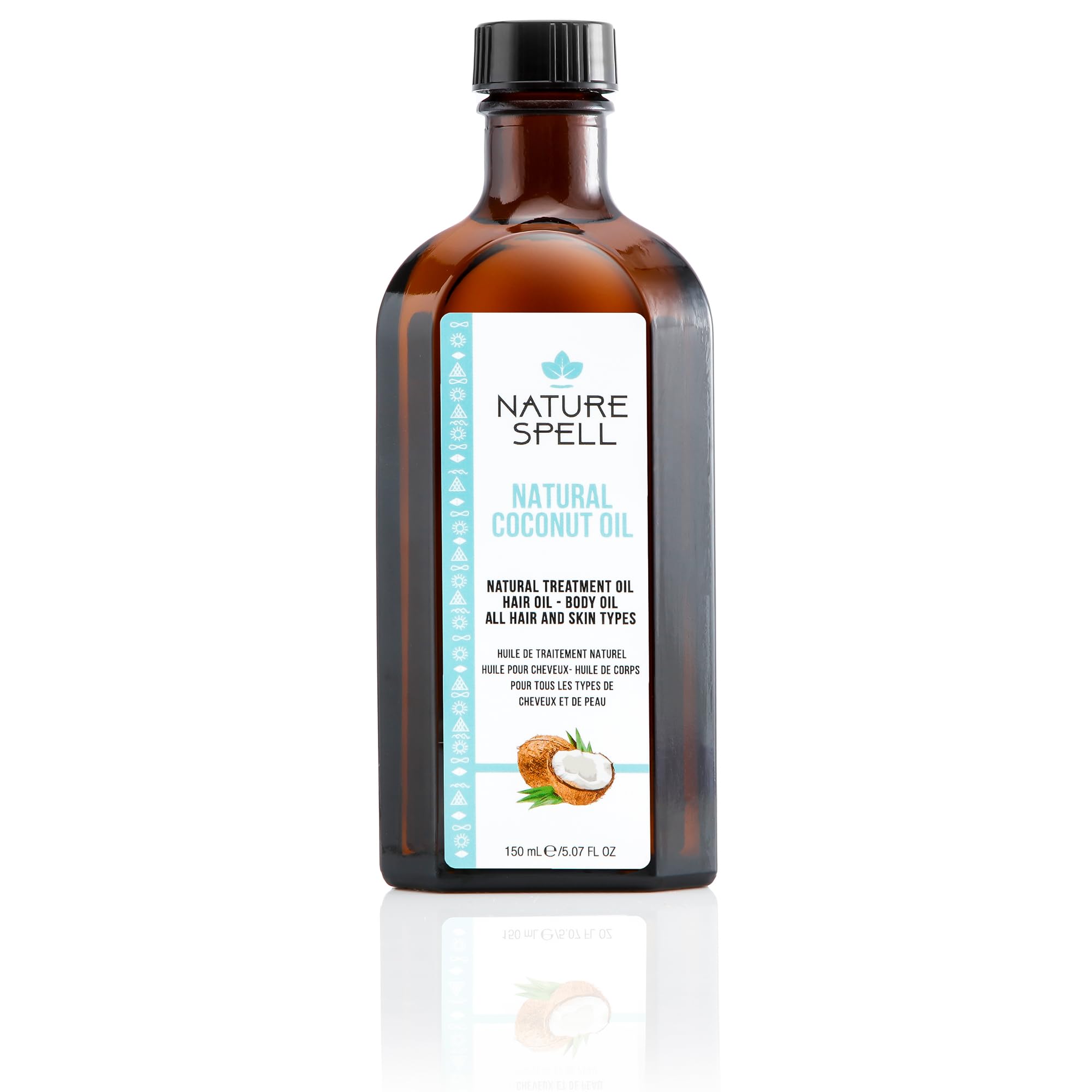 Nature Spell Coconut Treatment Oil For Hair & Body 150ml / 5.07 FL OZ