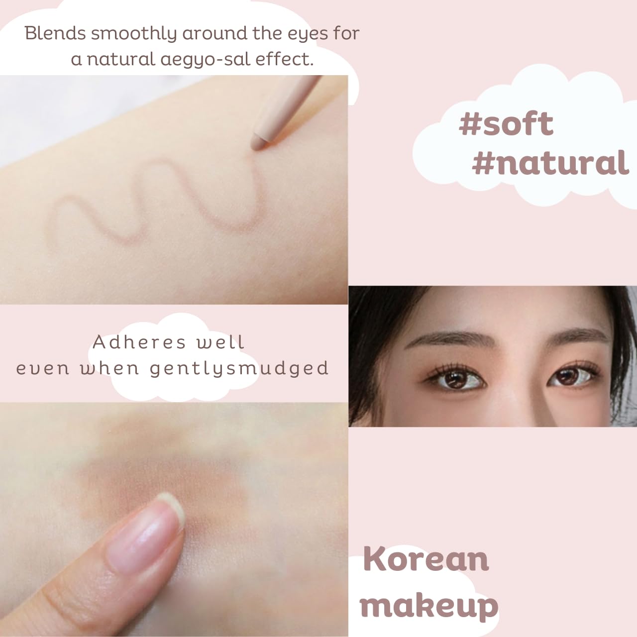 [thebom] AegyoSal Eyeliner Under-Eye Enhancing Pencil Highlighter Eye Makeup (Shadow Brown)