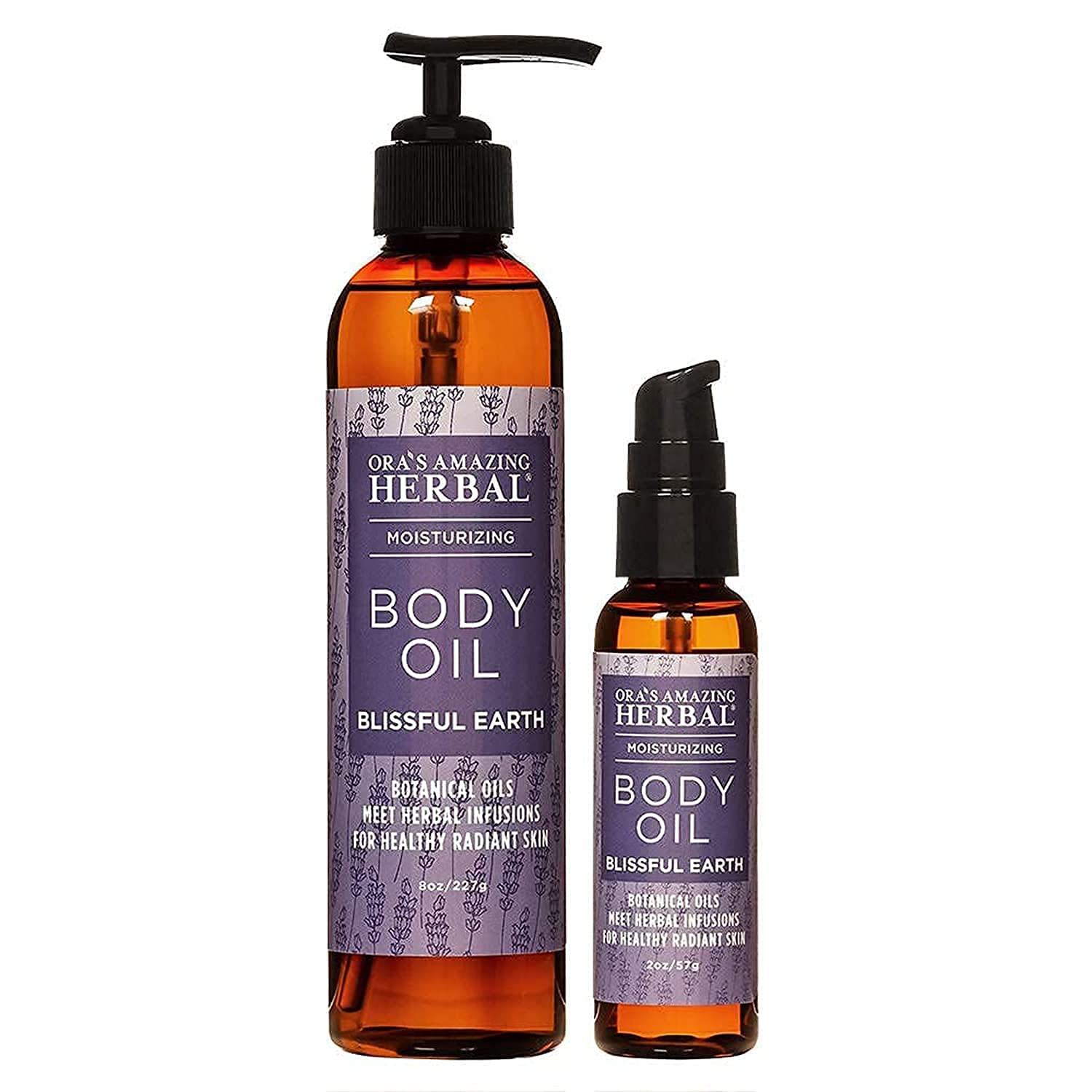 Ora'S Amazing Herbal Moisturizing Lavender Body Oil For Women And Men, Nourishing Oil For Dry Skin, Relaxation, Massage Oil, Bli