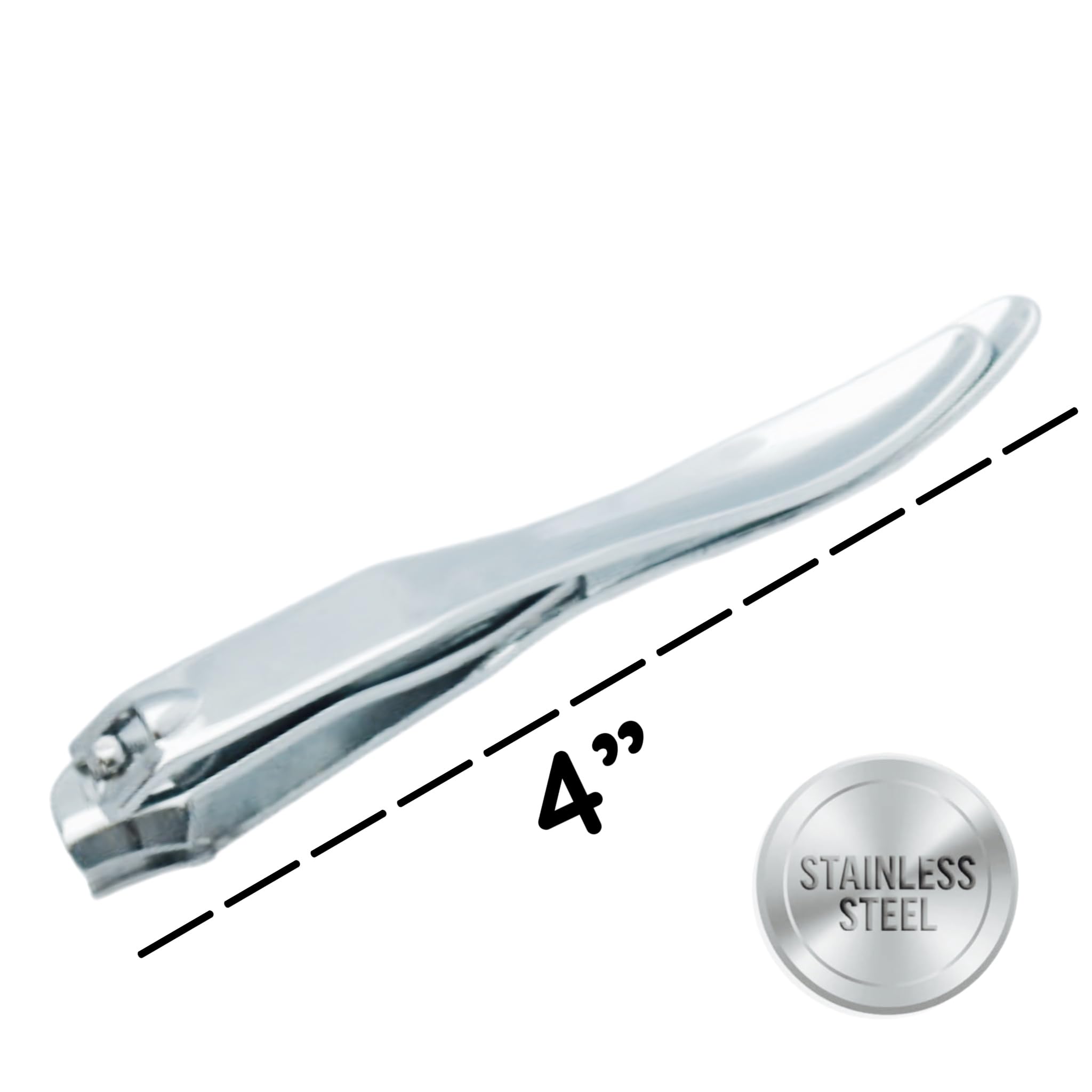 2 Side Angle Stainless Steel Fingernail Or Toenail Side Nail Clipper Cutter