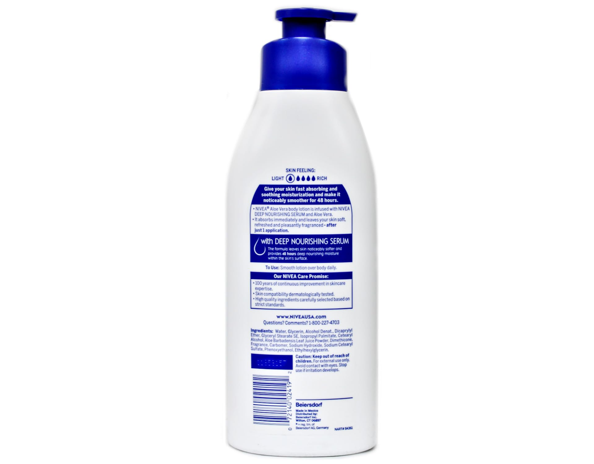 Nivea, Aloe Vera Body Lotion, 16.9 Ounce Pack Of 3
