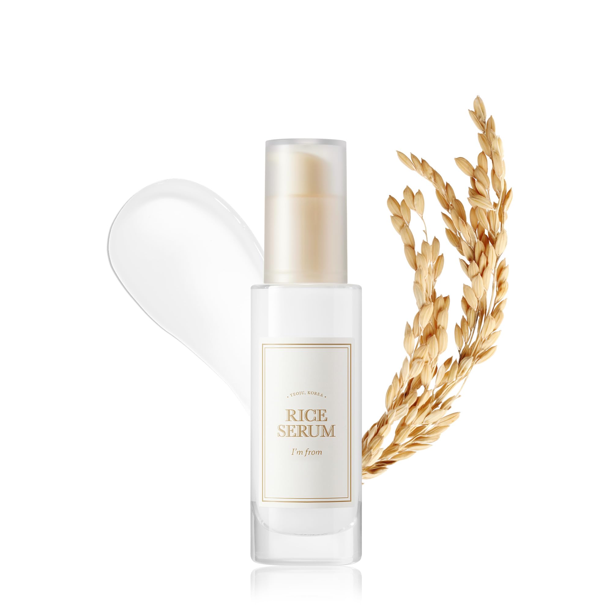 I'M From Rice Serum, 73% Korean Fermented Rice Embryo Extract Boosts Collagen, Vitality, Radiant Glowing Skin, Niacinamide, Vita