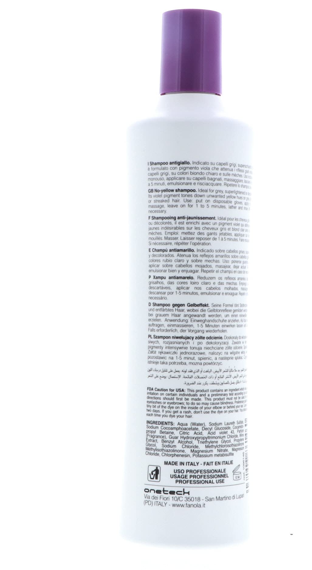 Fanola No Yellow Shampoo, 350 ml  ?? Exclusive