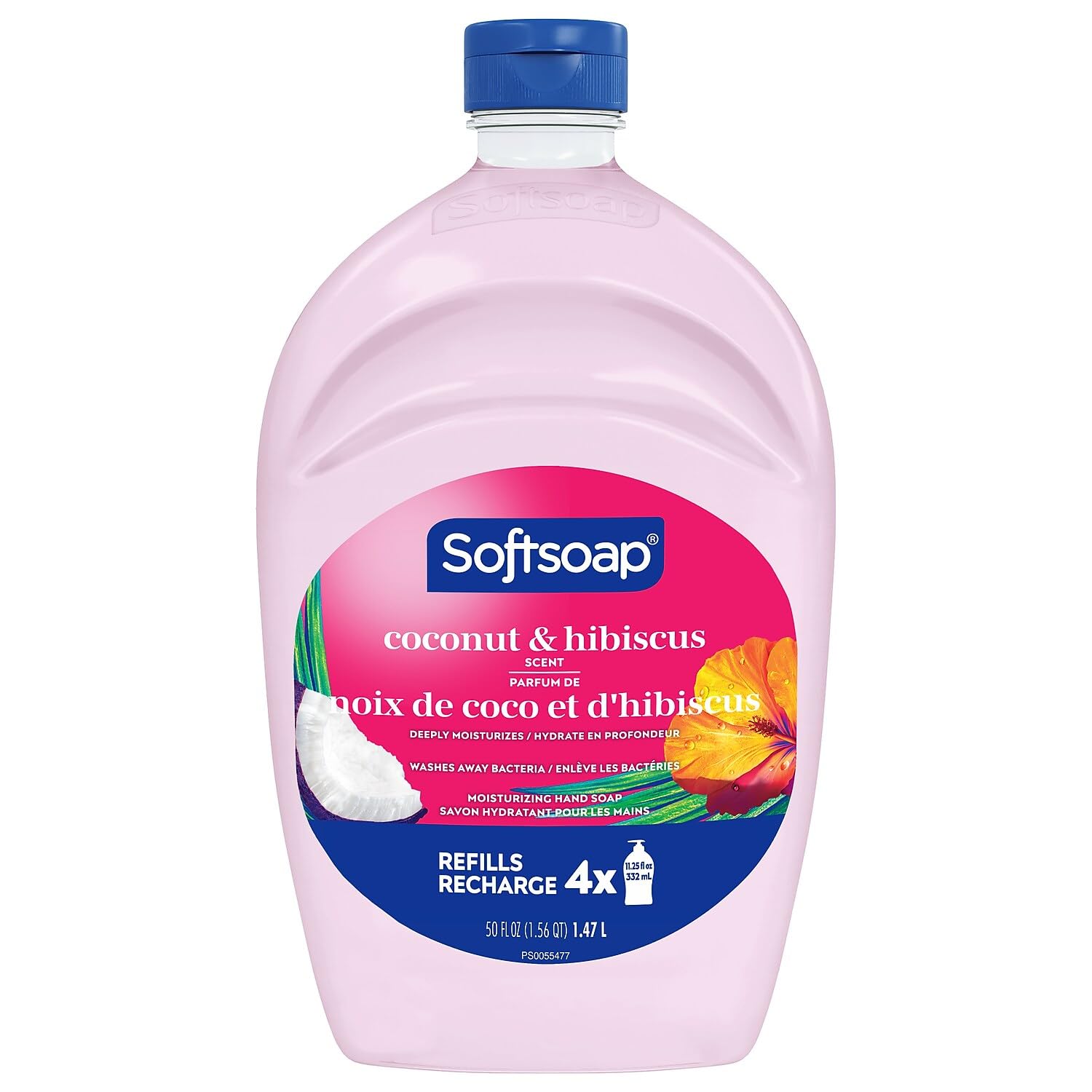 Softsoap Moisturizing Liquid Hand Soap Refill, Coconut & Hibiscus - 50 Fl. Oz