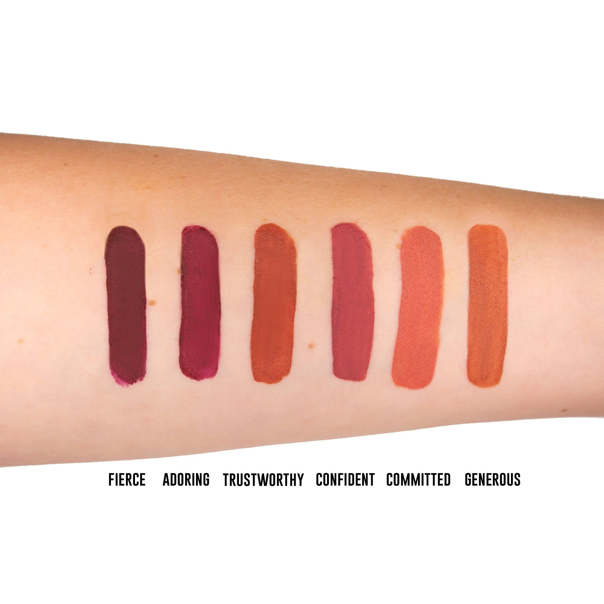 Thebalm Meet Matte Hughes San Francisco - Set Of 6 Mini Long-Lasting Liquid Lipsticks, 2.4 Fl. Oz.