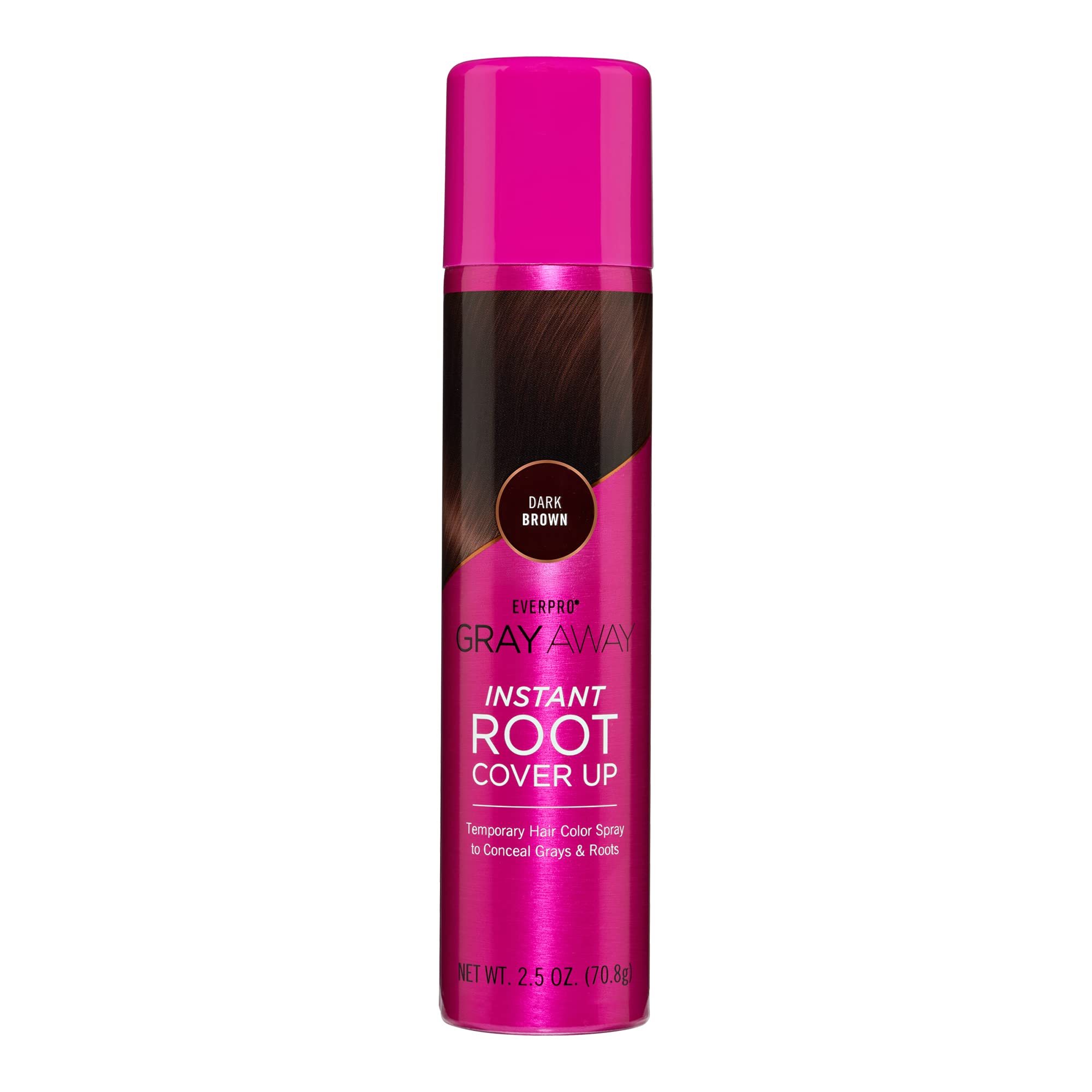 Everpro Gray Away Instant Root Cover Up Spray 2.5Oz - Dark Brown