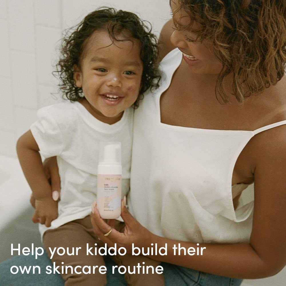 Evereden Kids Face Wash - 3.4 Fl Oz, Plant Based And Gentle Skin Care, Fresh Pomelo Scent, Gentle Foaming Cleanser, Non-Toxic An
