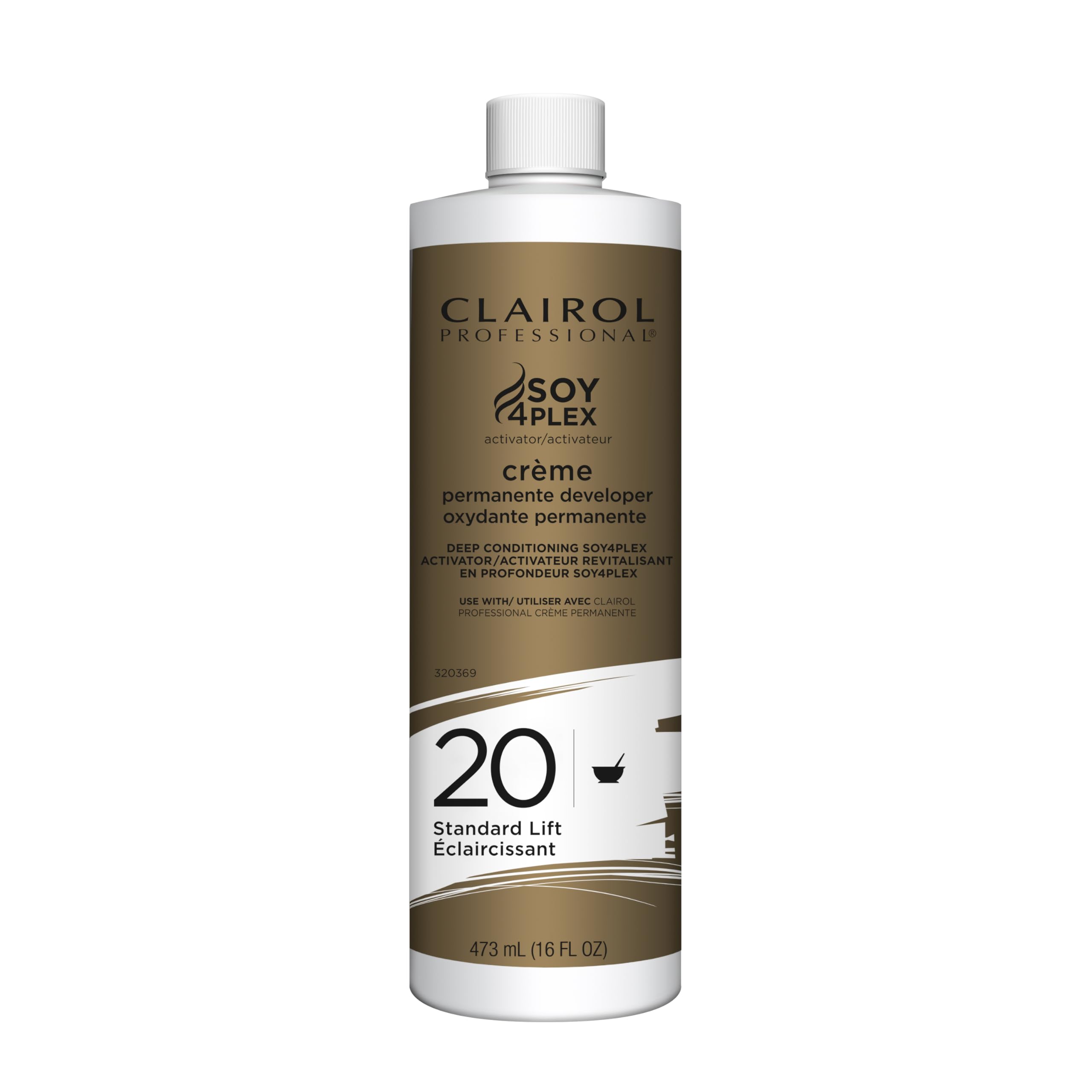 Clairol Professional Crme Permanente 20 volume Hair Developer, 16 oz. - Packaging May Vary