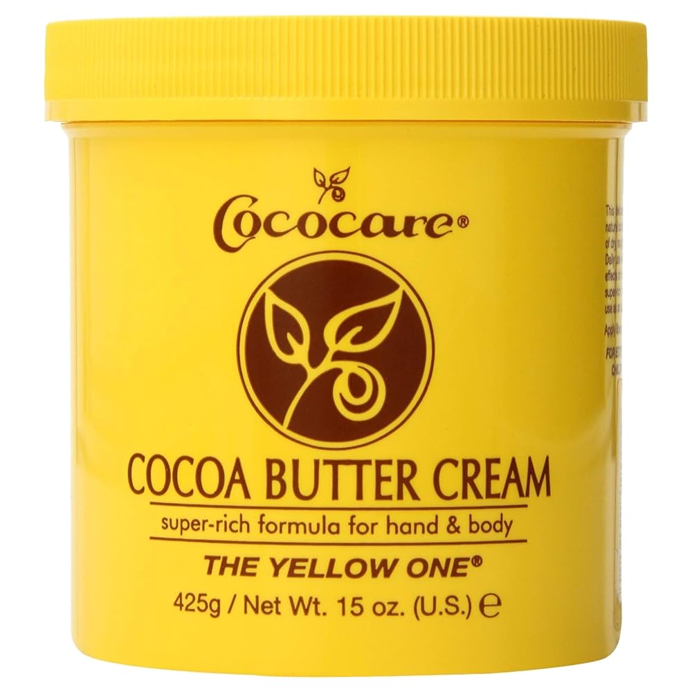 COCOCARE Cocoa Butter Cream - Hydrates and Softens Skin - Rich Cocoa Butter for Deep Moisture - Gentle Care - 15 Ounce