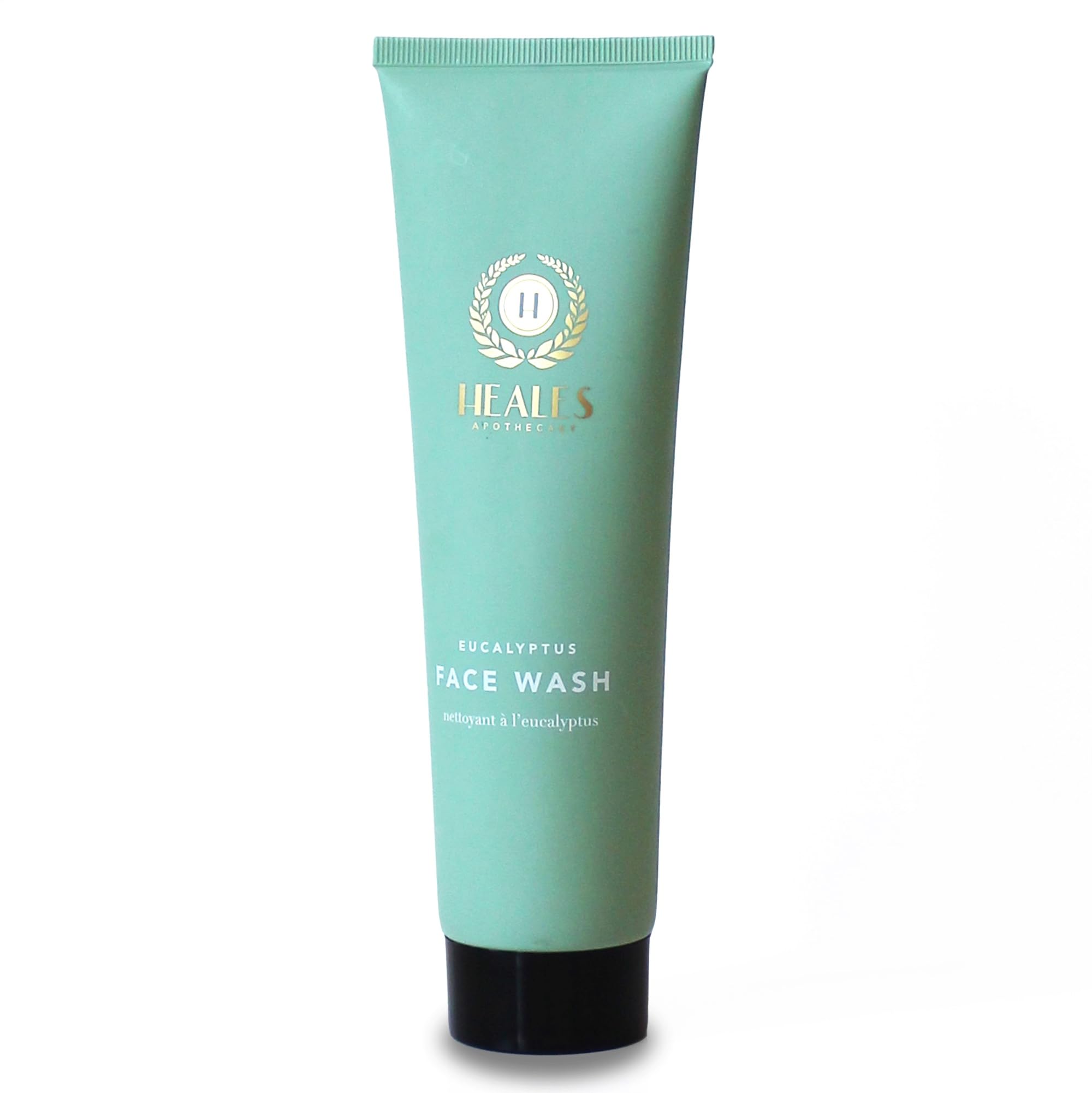 Heales Apothecary Eucalyptus Face Wash, Moisturizing, NonFoaming Cream Cleanser with Hyaluronic Acid, Ceramides, Eucalyptus Oil