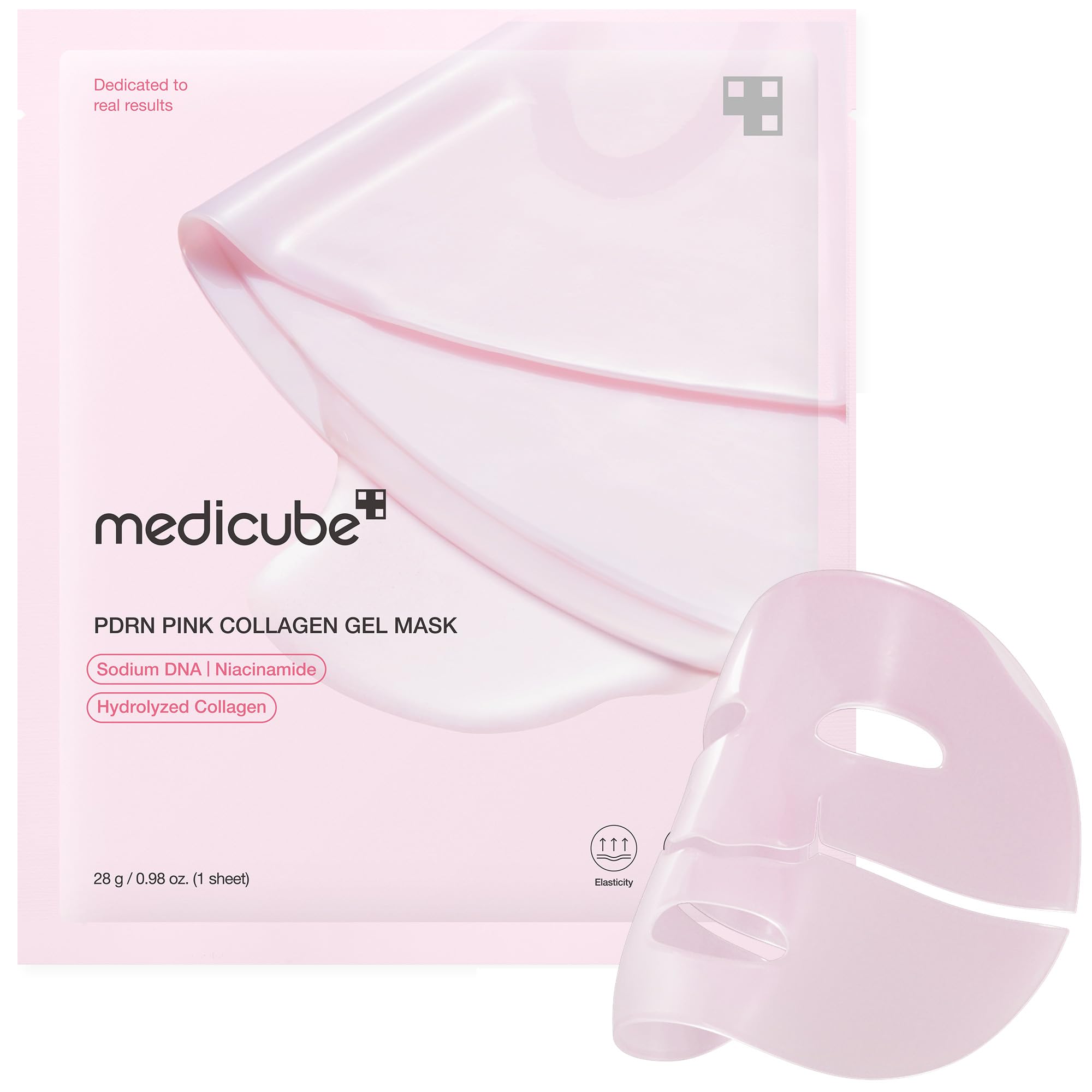 Medicube Salmon Dna Pdrn Pink Collagen Jelly Gel Mask | Overnight Face Mask For Glass Glow Skin- Elasticity, Hydrating, Firming