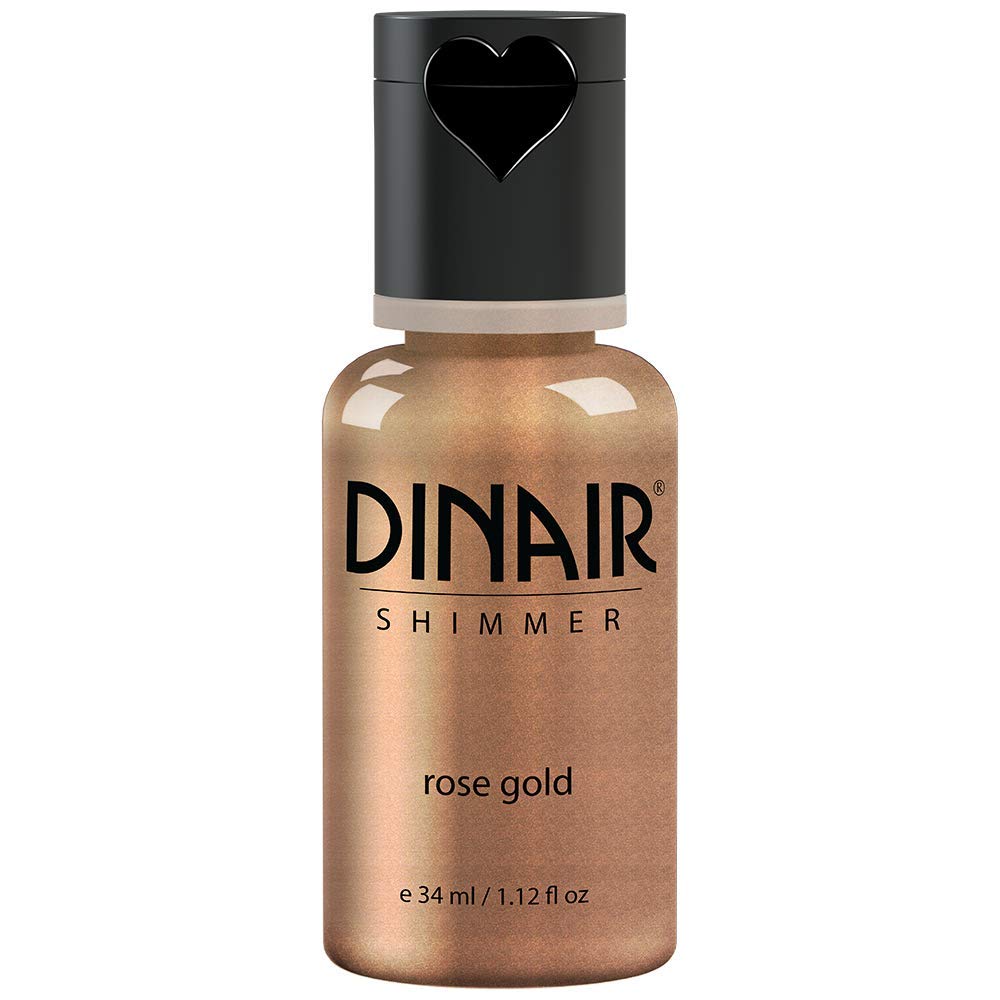 Dinair Airbrush Makeup Blush or EyeShadow  Rose Gold Shimmer 1.15 oz