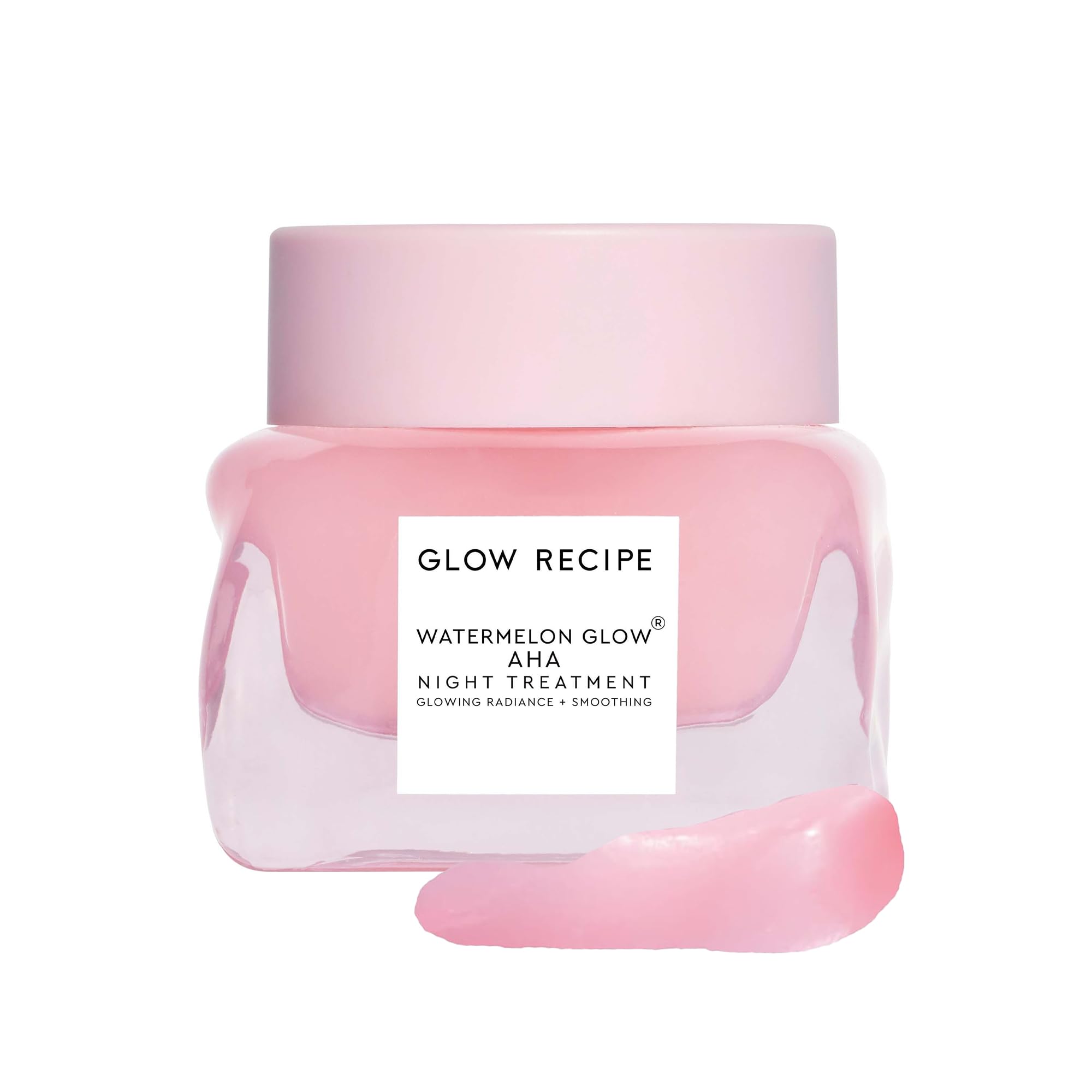 Glow Recipe Travel Size Watermelon Glow AHA Night Treatment - Overnight Resurfacing Mask with AHA Complex, Hyaluronic Acid, Niac