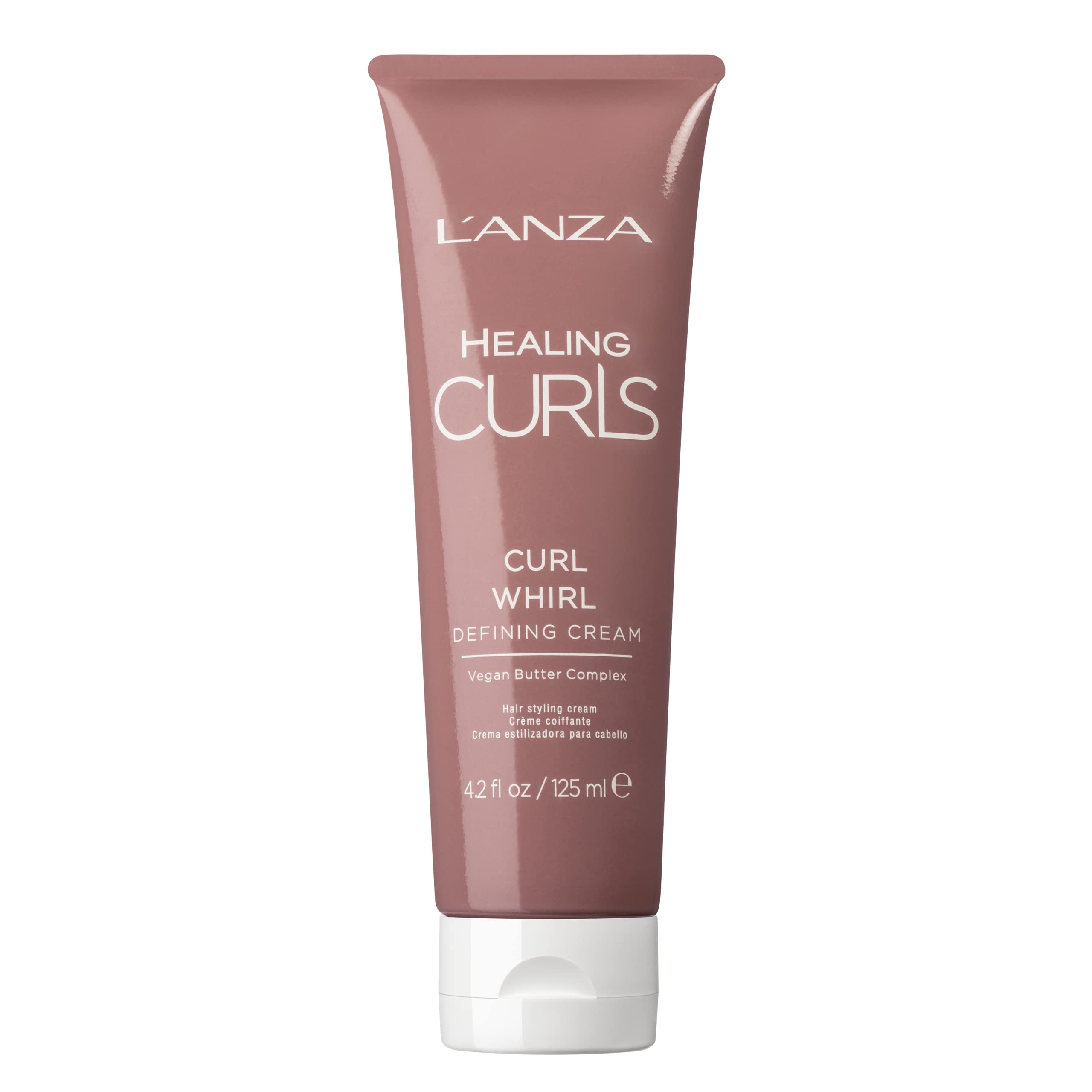 L'ANZA Curl Whirl Defining Creme - Curls Hair Product for Defining Curls and Waves and Preventing Frizz and Flyaways, with Sulph