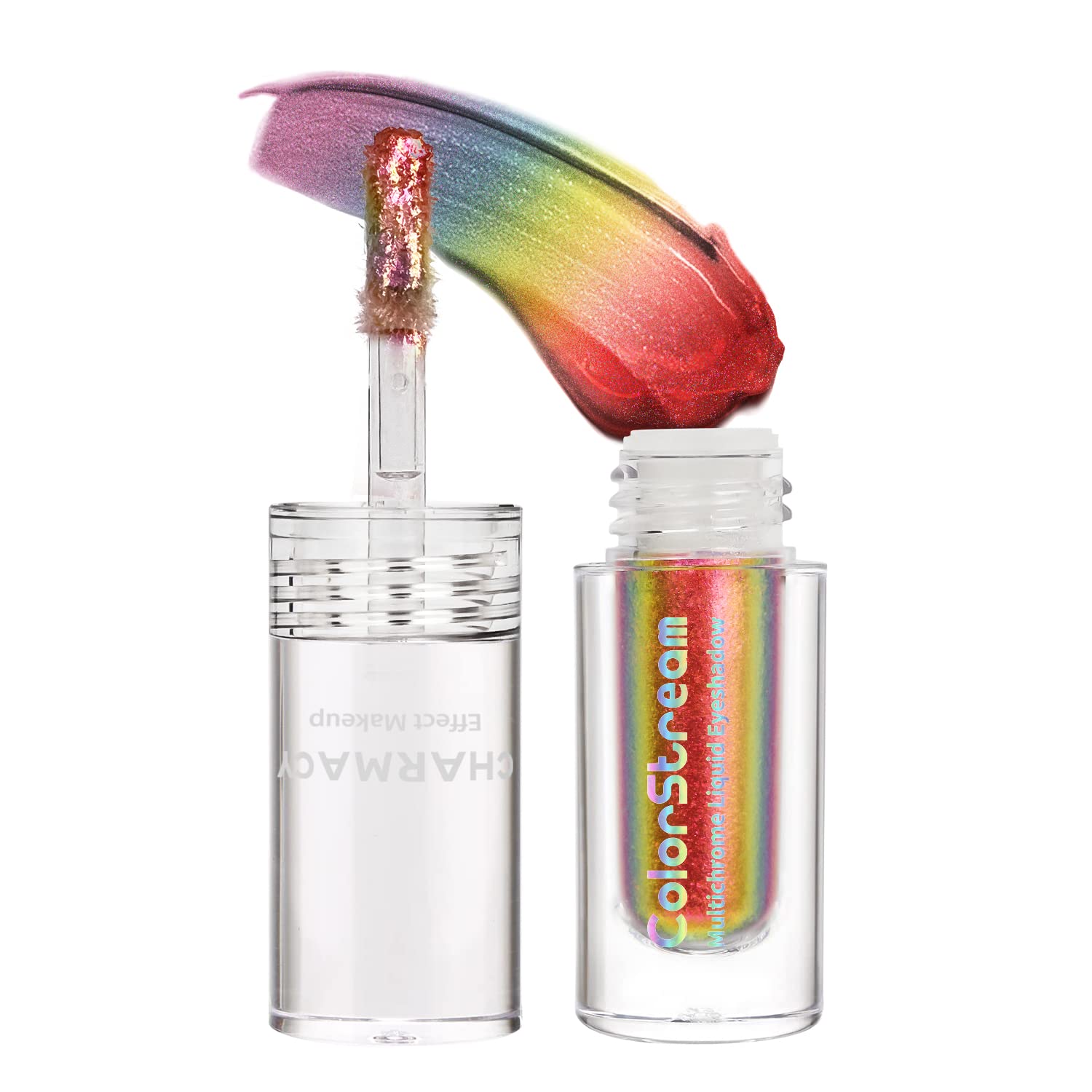 CHARMACY Liquid Chameleon Eyeshadow, Multi-Dimensional Eye Looks, Highly Pigment, Long-lasting With No Crease, Multichrome Eyesh