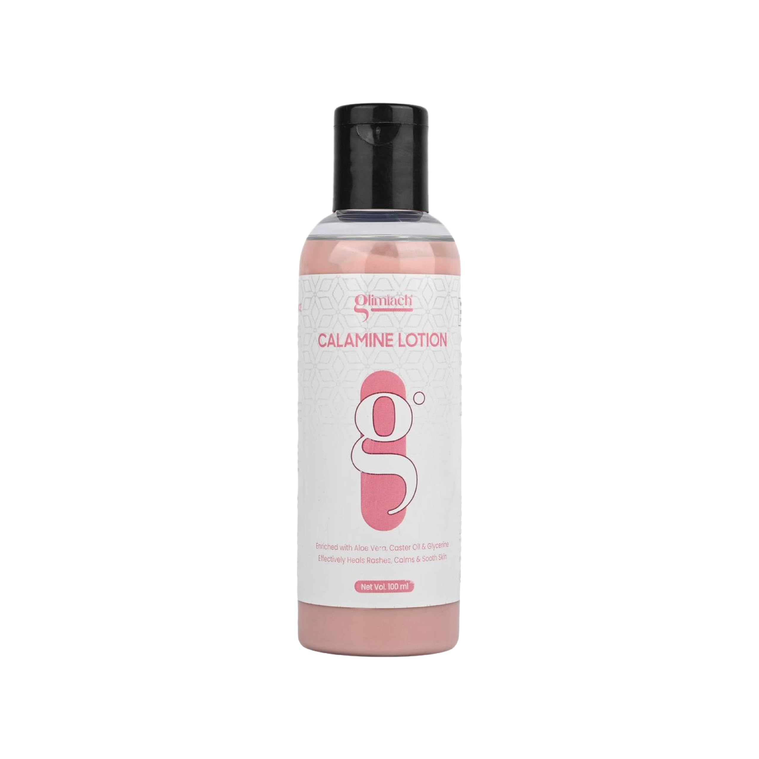Glimlach Calamine Anti-Itch Body Lotion With Aloevera & Zinc For Dry Skin Itching, Skin Soothing And Rashes (300Ml, Pack Of 4))