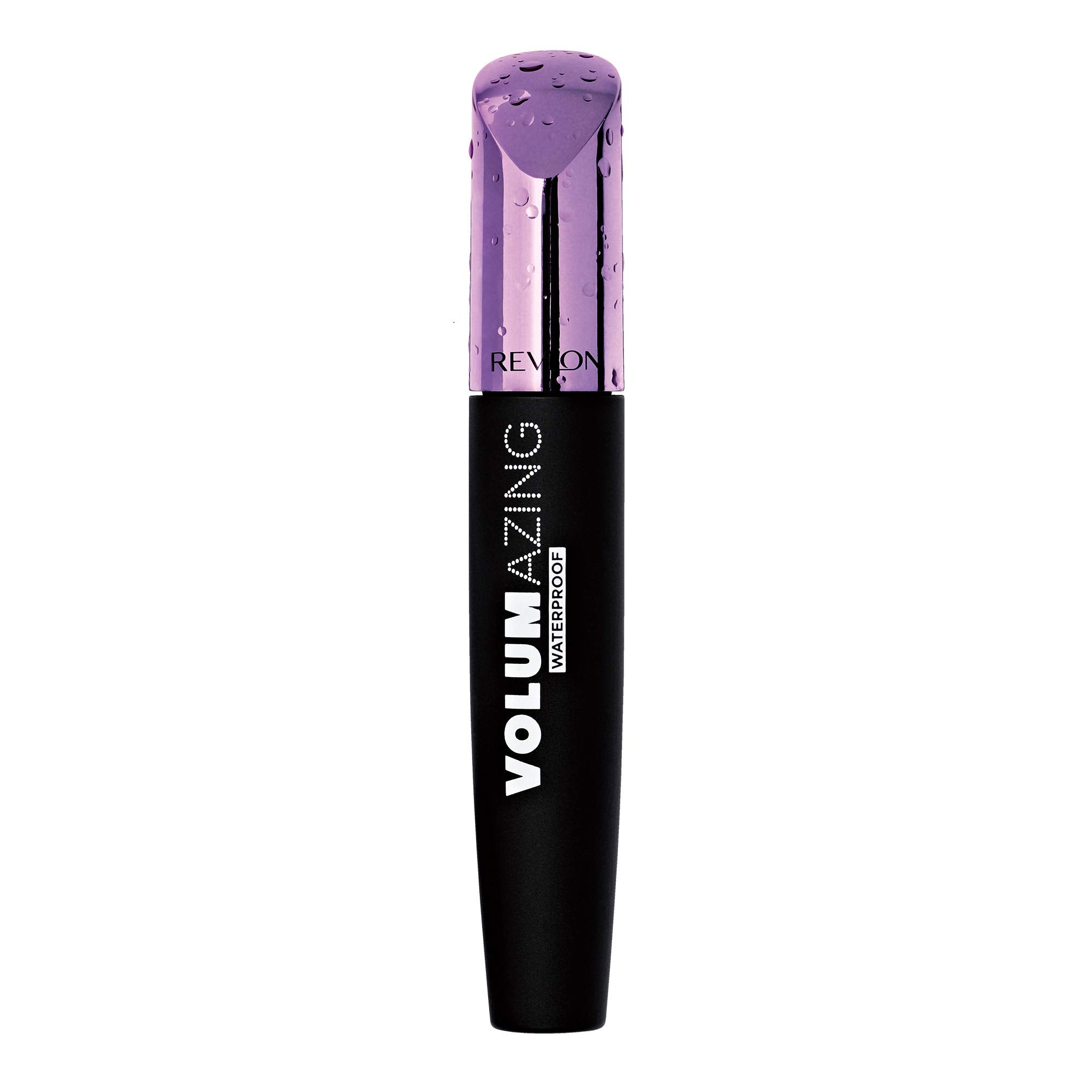 Revlon Volumazing Waterproof Mascara, Oversized Brush for Thick, Fluffy, FannedOut Eye Lashes, Long Lasting, Blackest Black (95
